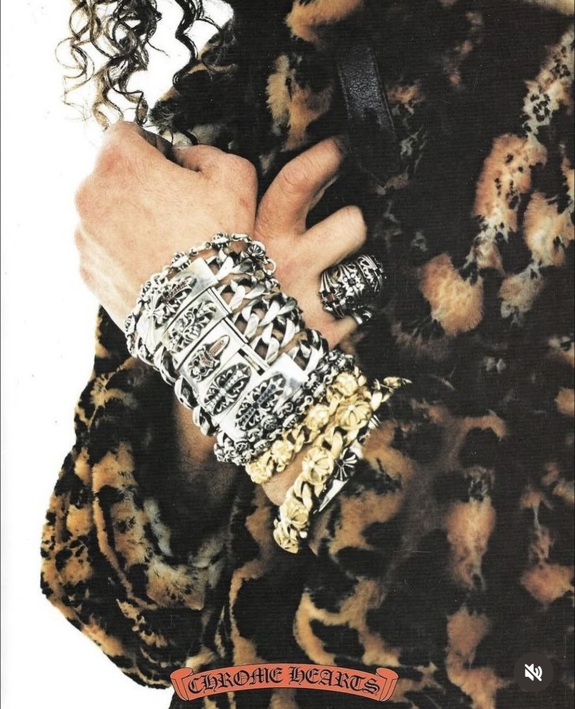 Chrome hearts leopard fur