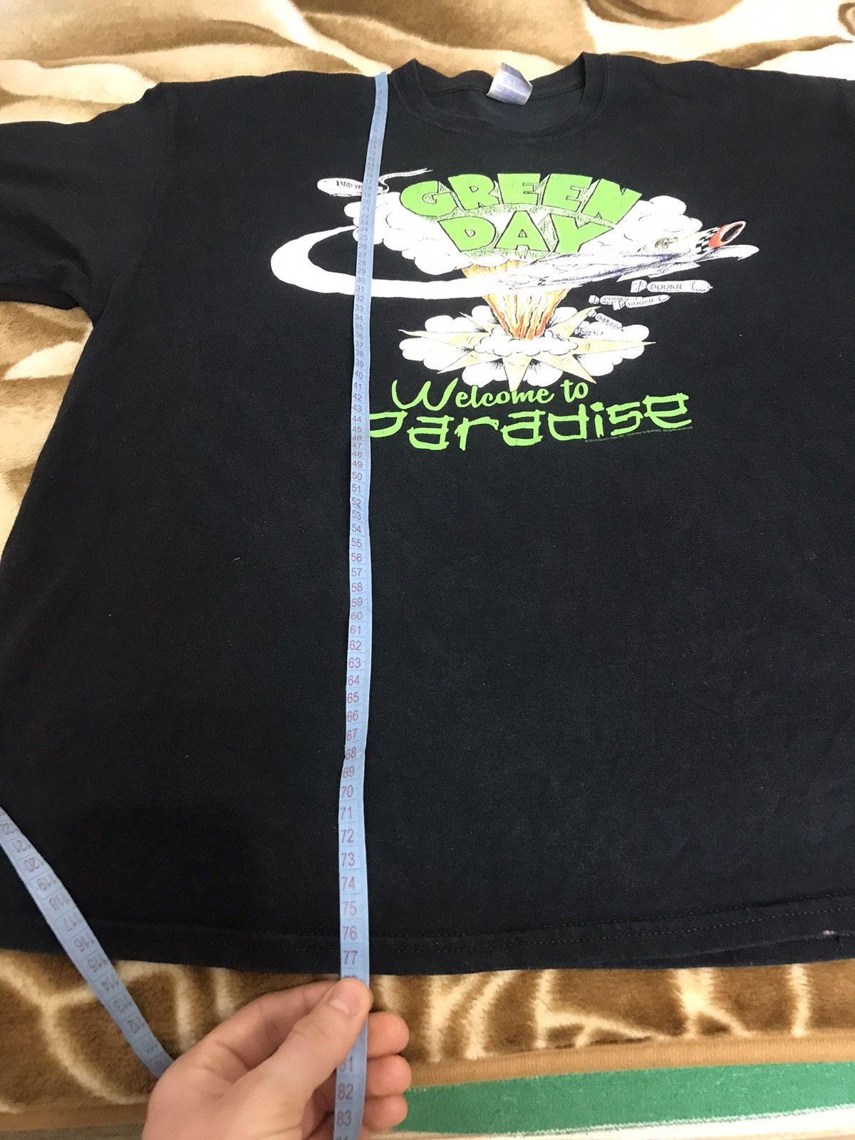 Band Tees 🔥 2014 Green Day Welcome to Paradise Vintage Punk Tour Shirt Size US XXL / EU 58 / 5 - 11 Thumbnail