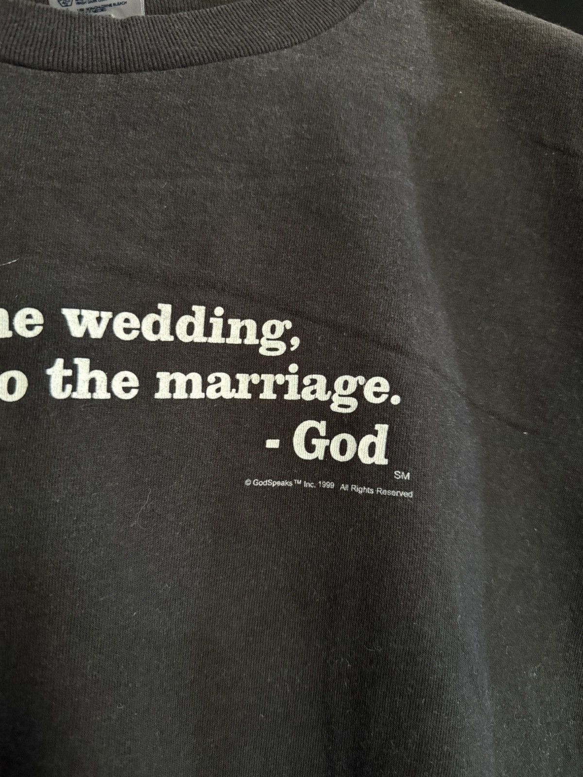 Vintage Thrashed Vintage 90s God Speaks Sun Faded Tee Size US XL / EU 56 / 4 - 3 Thumbnail