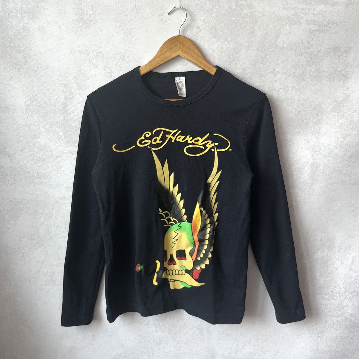 Ed Hardy × Japanese Brand VINTAGE ED HARDY LONG SLEEVE SHIRT Size M / US 6-8 / IT 42-44 - 1 Thumbnail