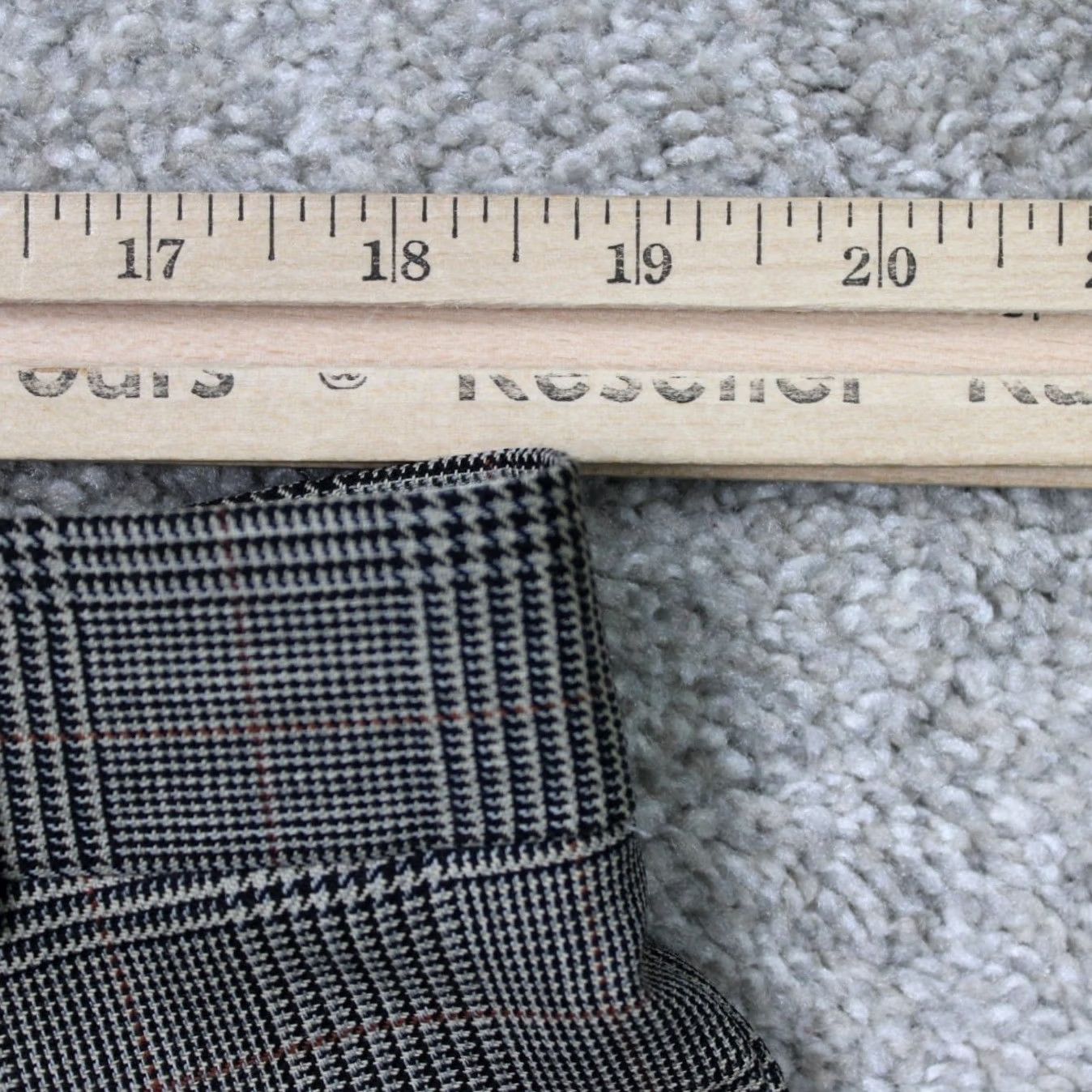 Polo Ralph Lauren VTG Polo University Ralph Lauren Pants Mens 38x30 Gray Wool Pleated Cuffed Dress Pants Front Zipper White Logo Check 90s City Preppy Mens Size US M / EU 48-50 / 2 - 7 Thumbnail