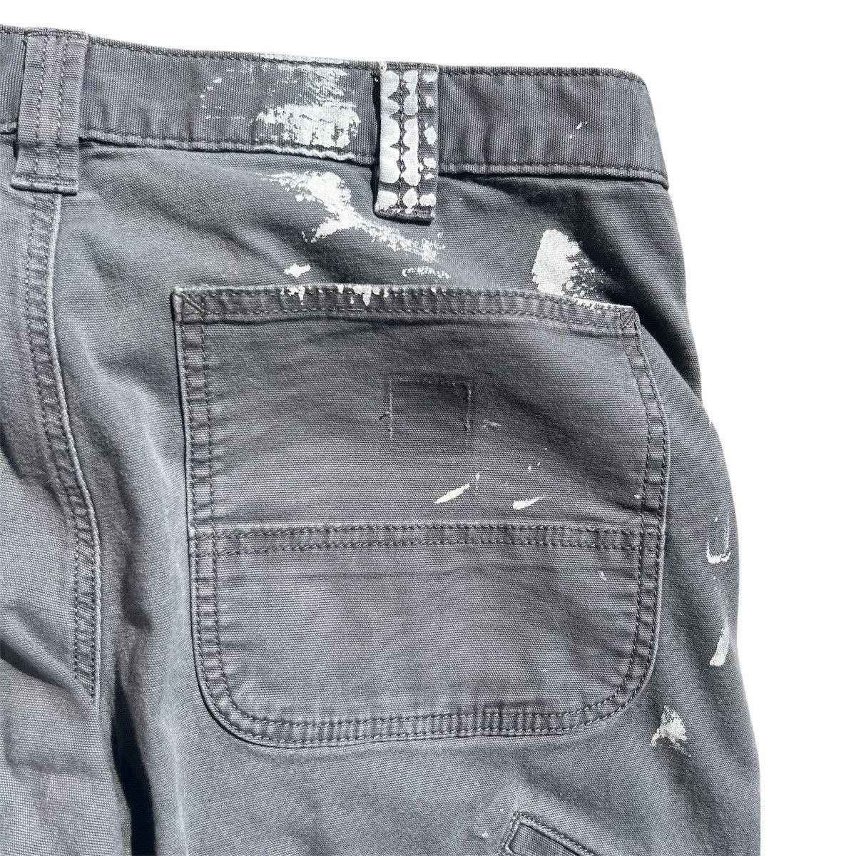 Carhartt Vintage Thrashed Paint Splatter Gray Carhartt Pants 32 x 30 Size US 32 / EU 48 - 8 Thumbnail