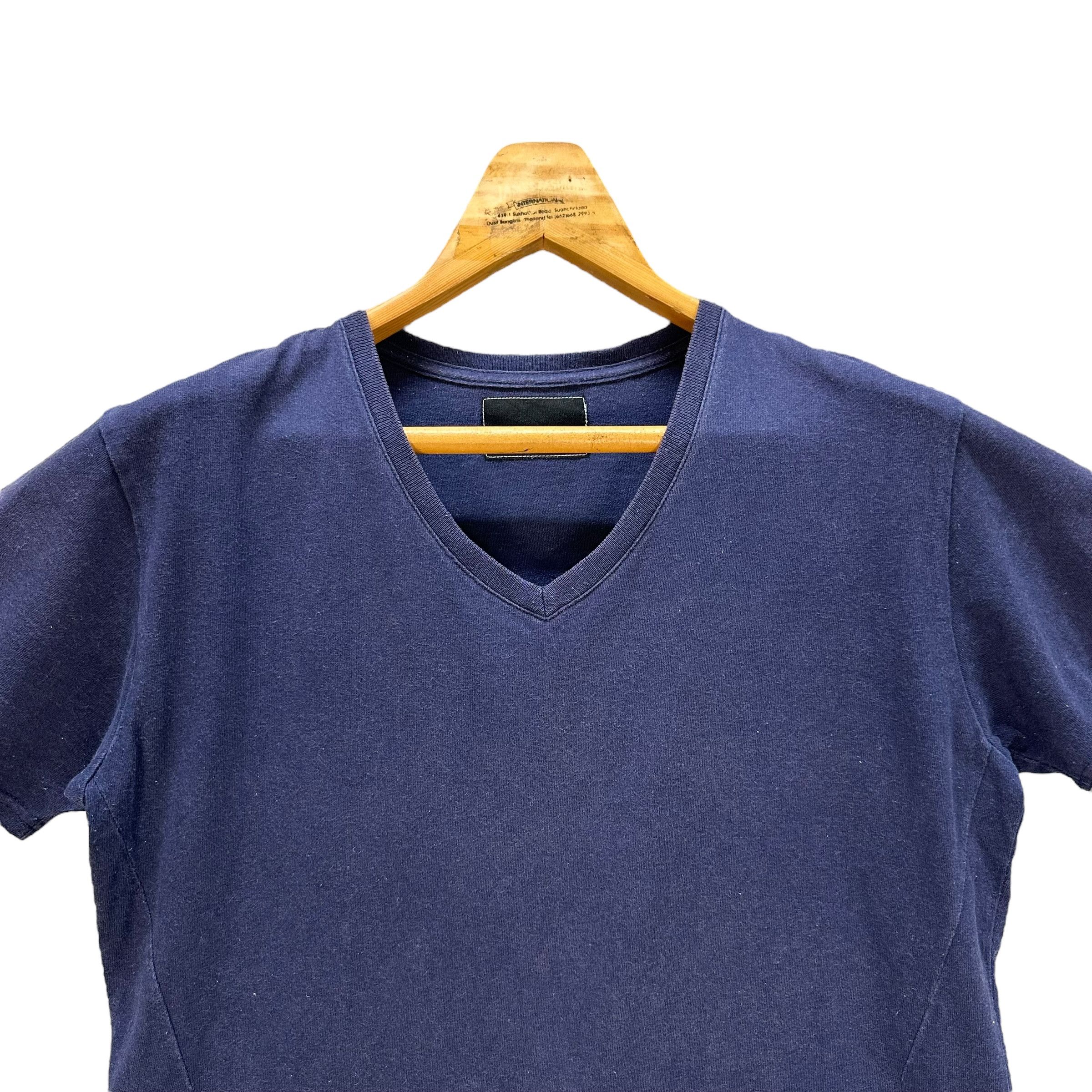 Number (N)ine NUMBER NINE V NECK PLAIN SHIRT #9100-56 Size US L / EU 52-54 / 3 - 2 Thumbnail
