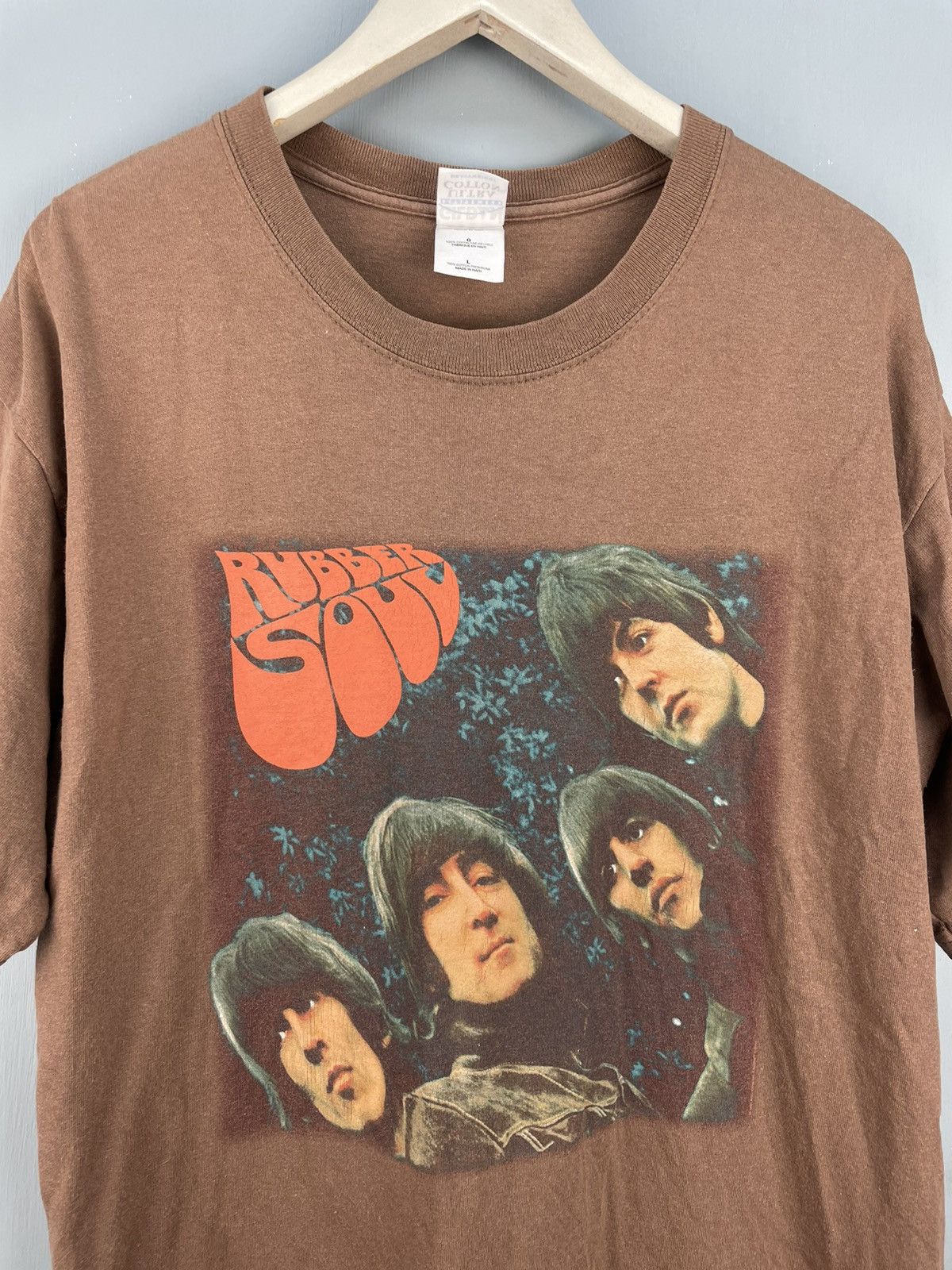 Band Tees Vintage 90s The Beatles Rubber Soul band t shirt Size US L / EU 52-54 / 3 - 3 Thumbnail