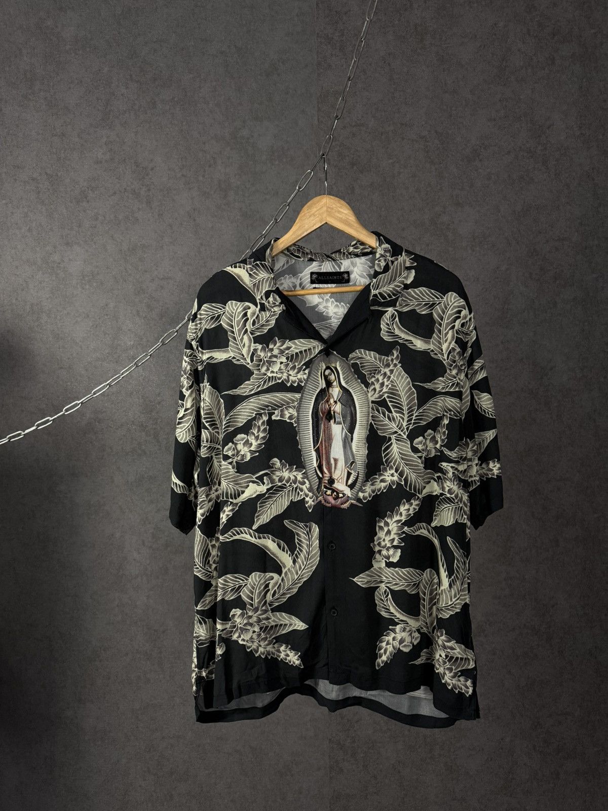 Allsaints Allsaints designer relaxed fit Hawaiian crazy art shirt Size US L / EU 52-54 / 3 - 1 Thumbnail