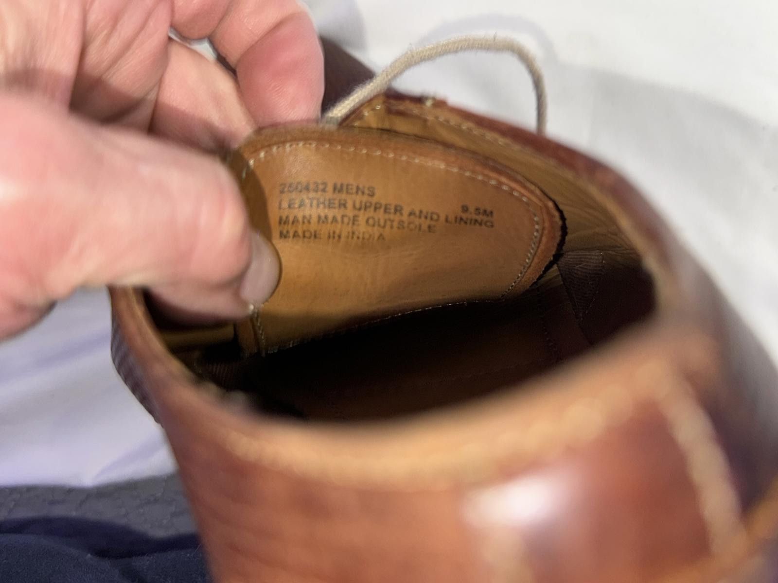 Giorgio Brutini Giorgio Brutini Mens Jeffers 25043 Leather Woven Derby Shoes Size US 9.5 / EU 42-43 - 8 Thumbnail