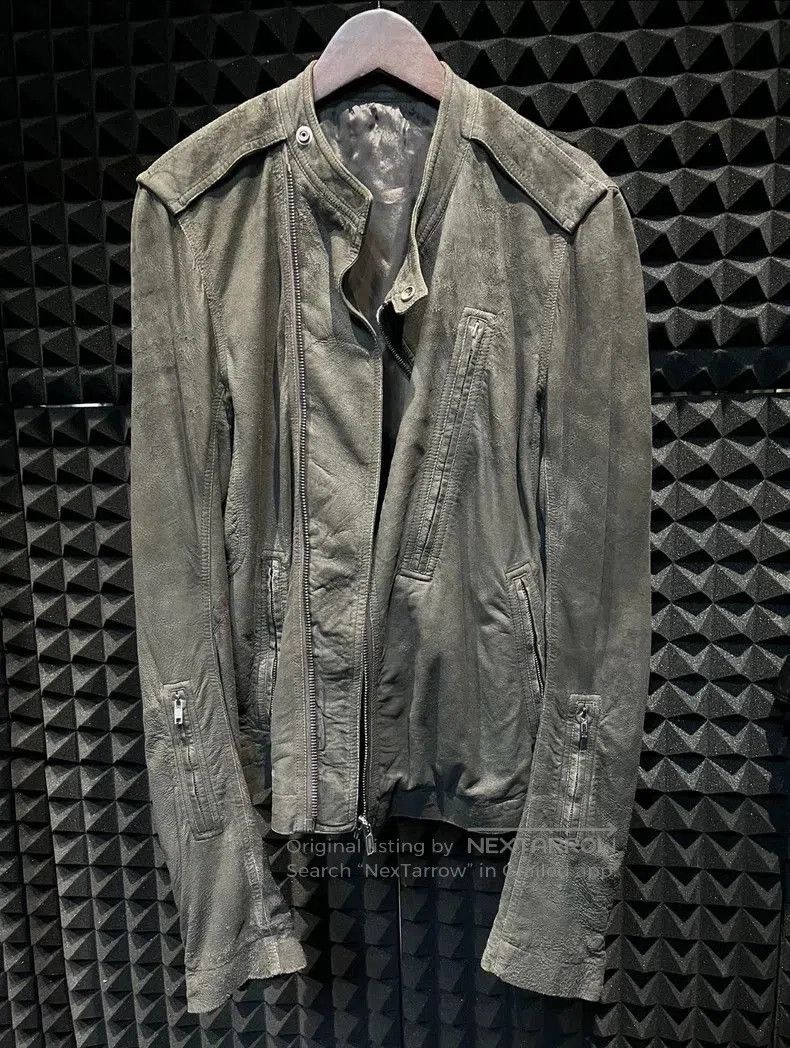 Rick Owens Rick Owens Suede Leather Jacket- Size US M / EU 48-50 / 2 - 4 Thumbnail