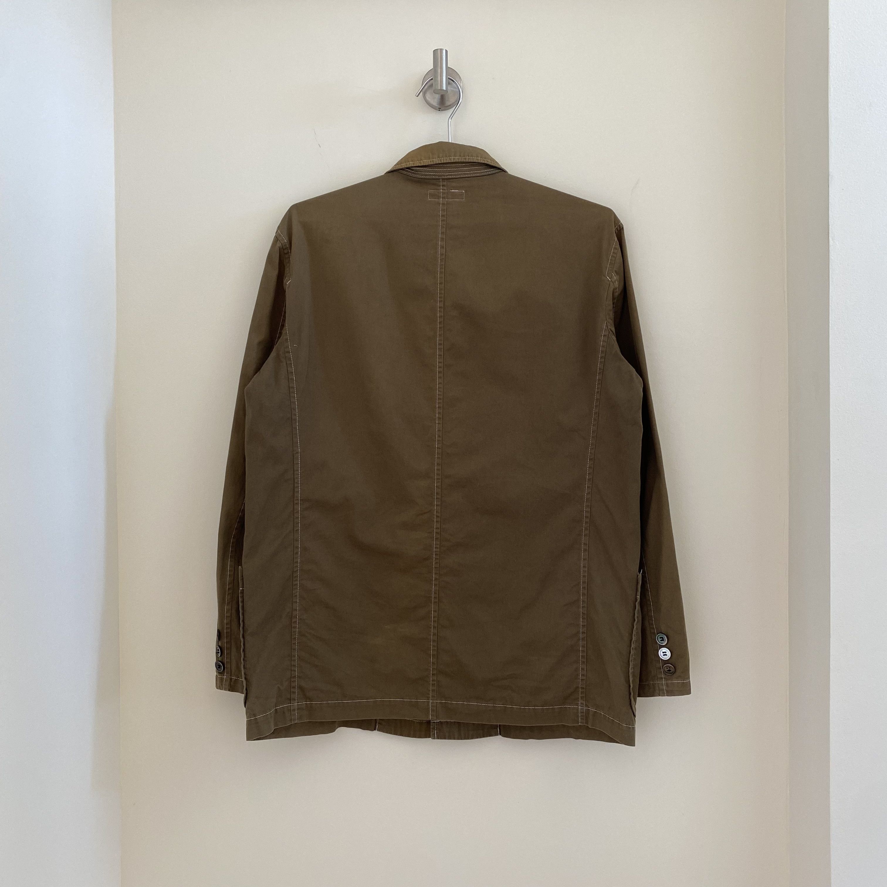 Comme des Garcons × Comme des Garcons Homme Comme des Garçons Homme 2003 Green Chore Coat Size US S / EU 44-46 / 1 - 2 Thumbnail
