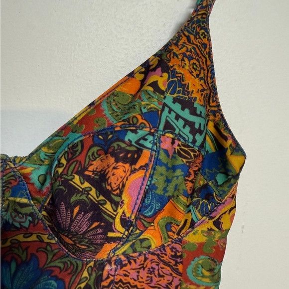 Urban Outfitters Urban Outfitters Multicolor Boho Bustier Crop Top – Size M Size M / US 6-8 / IT 42-44 - 9 Thumbnail