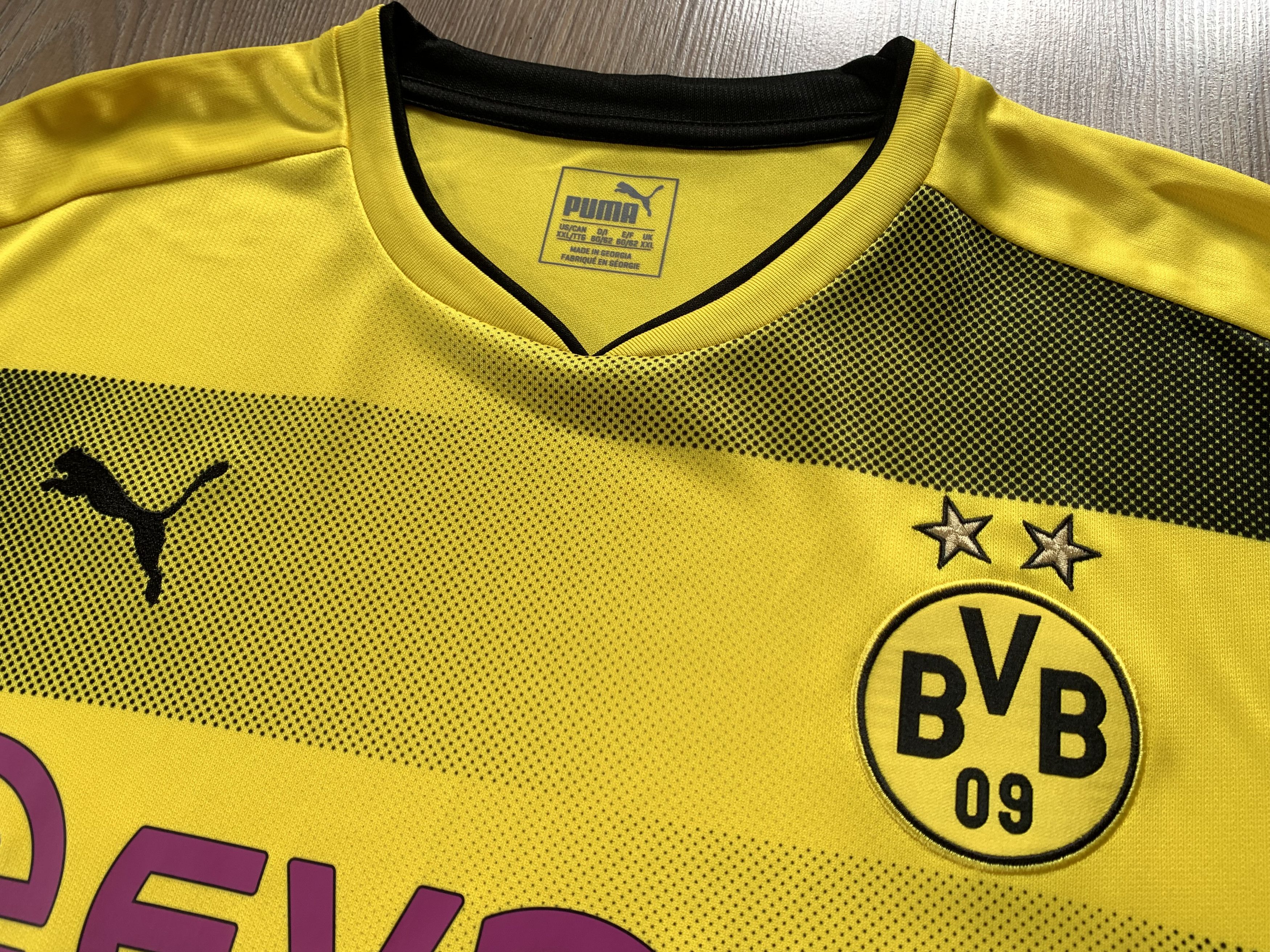 Puma Puma Borussia Dortmund Home Shirt 2017-2018 Size US XXL / EU 58 / 5 - 6 Thumbnail