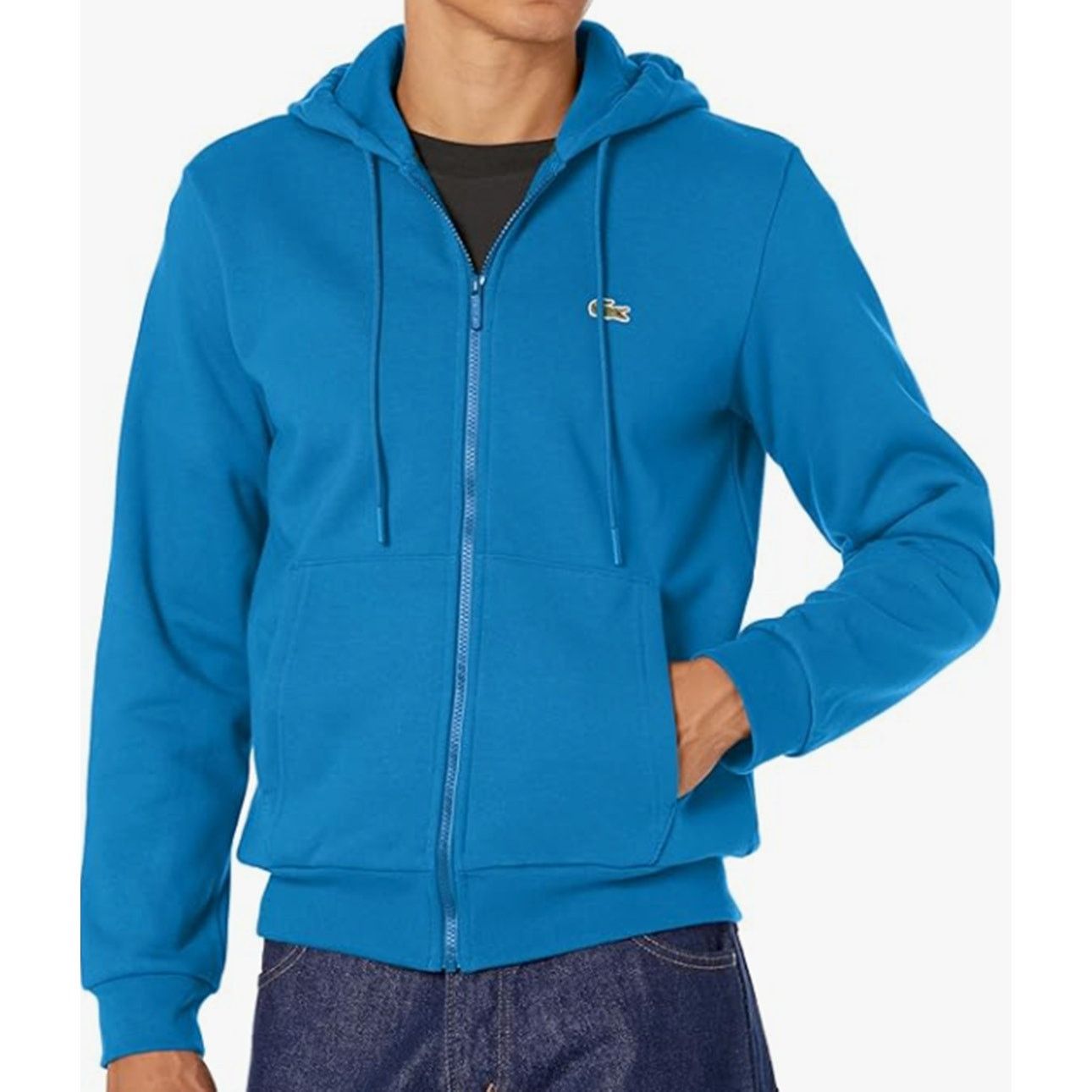 Lacoste Lacoste Men's Men's Long Sleeve Full Zip Sweater, HILO M Size US M / EU 48-50 / 2 - 1 Thumbnail