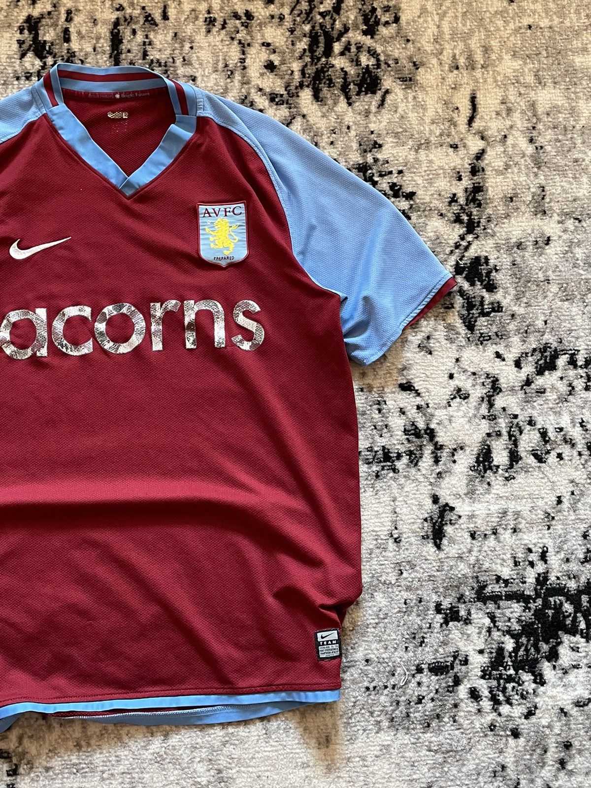 Nike × Vintage Vintage Aston Villa Jersey Home Kit Streetwear Y2k Sk8 L Size US L / EU 52-54 / 3 - 2 Thumbnail