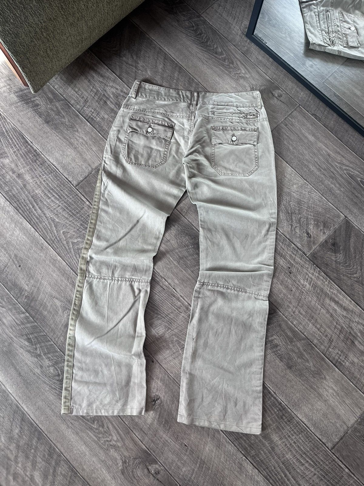 Diesel Y2K Vintage Diesel Aviation Linen Pants Size 28 Size 28" / US 6 / IT 42 - 4 Thumbnail