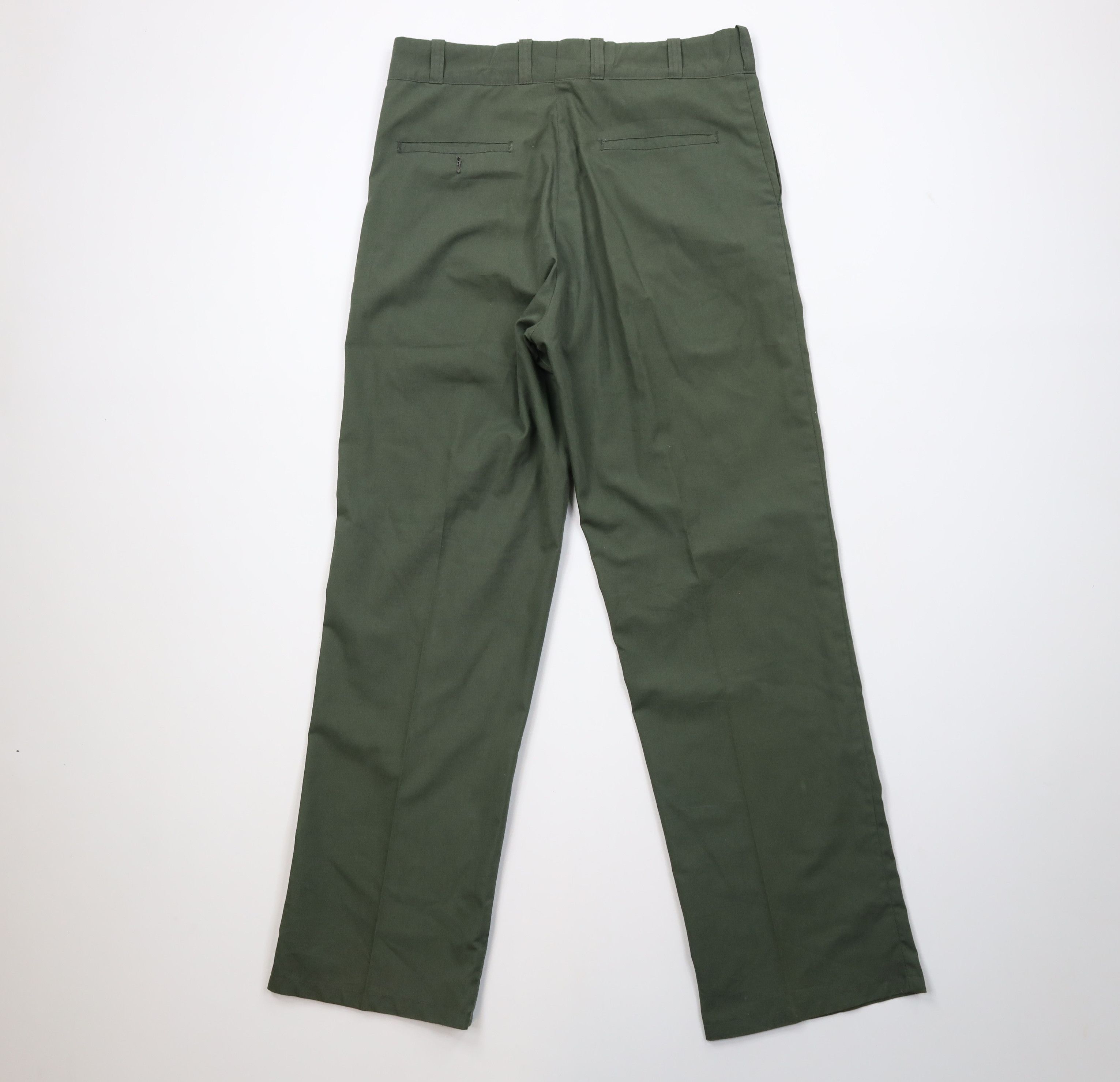 Vintage Vintage 60s Streetwear Wide Leg Chino Pants Green USA Size US 34 / EU 50 - 11 Thumbnail