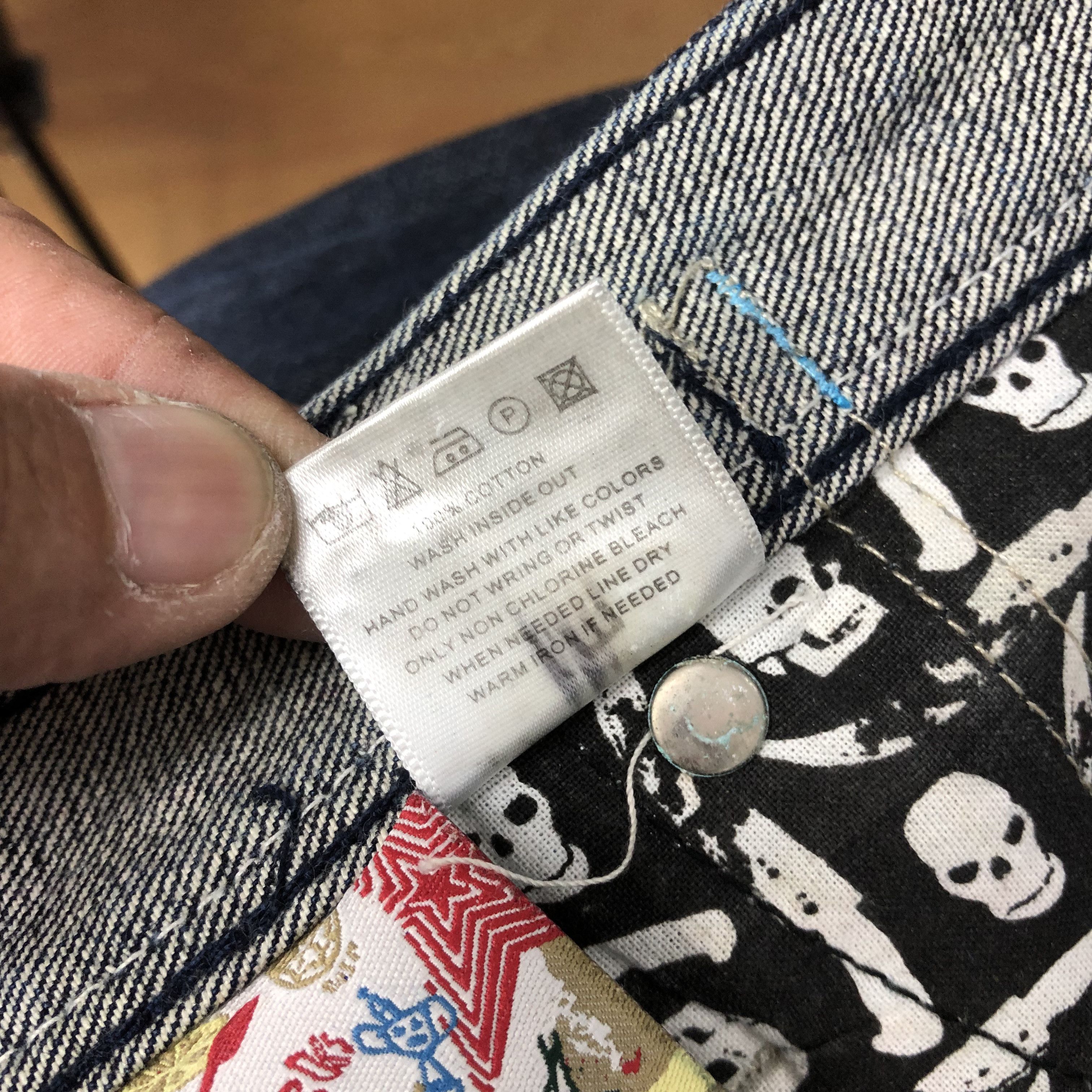 Jean Crazy Vintage Y2k Affliction Jeans Baggy Skater Denim Size US 34 / EU 50 - 13 Thumbnail