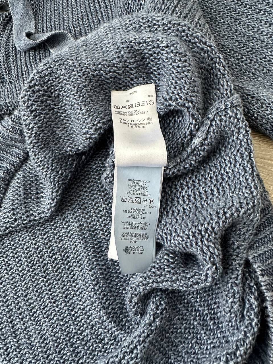 Polo Ralph Lauren × Vintage Vintage Polo Ralph Lauren Knit Blue Women’s Sweater Size XL / US 12-14 / IT 48-50 - 11 Thumbnail