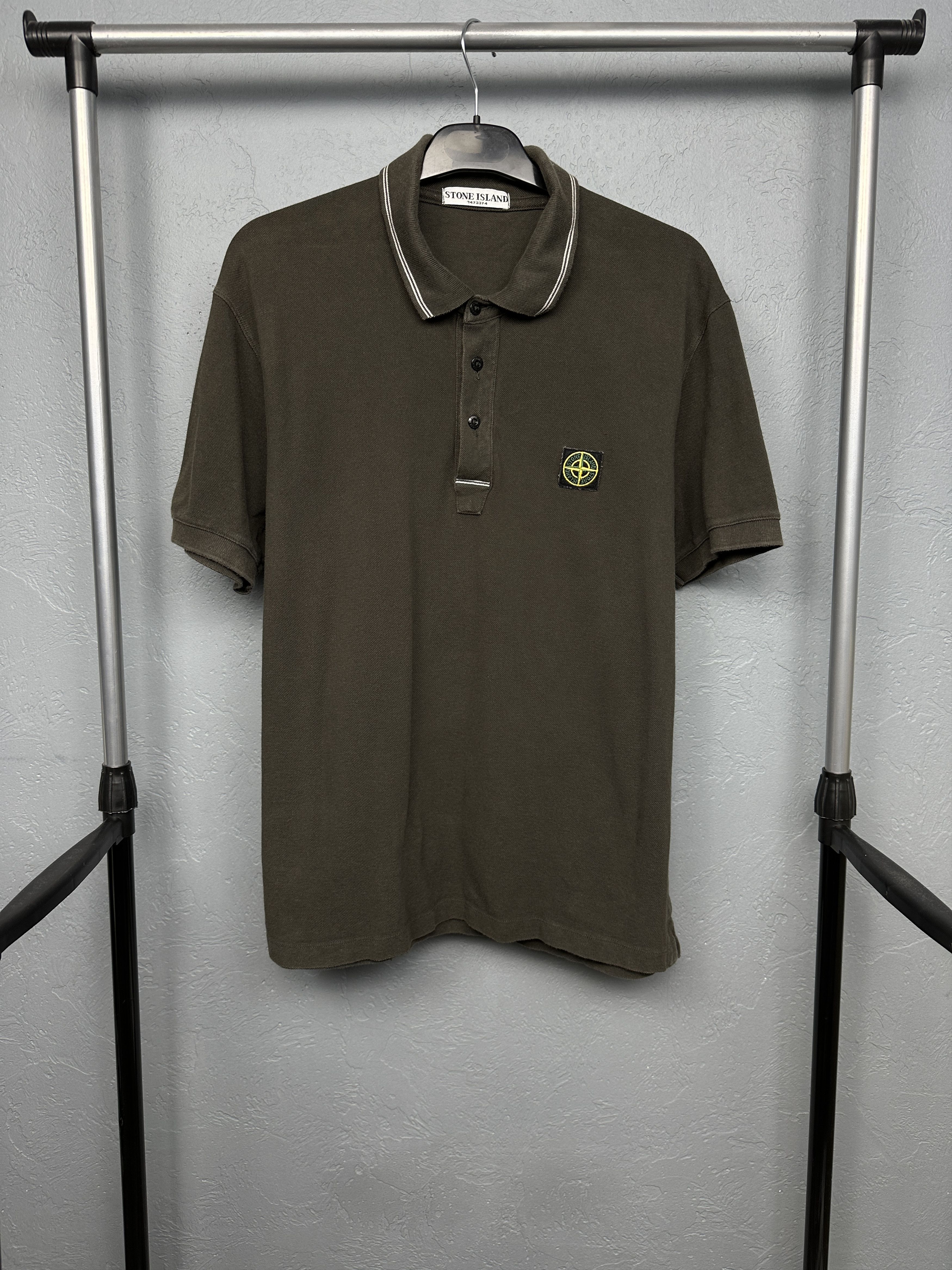 Stone Island Stone Island Vintage Patch Program Mens Polo Shirt Size US XXL / EU 58 / 5 - 1 Thumbnail