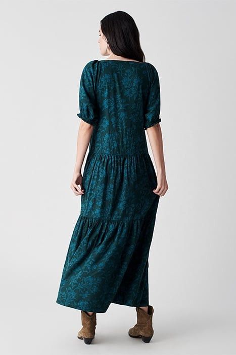 Faherty FAHERTY Somerset dress emerald chiyoda floral Size S / US 4 / IT 40 - 2 Thumbnail