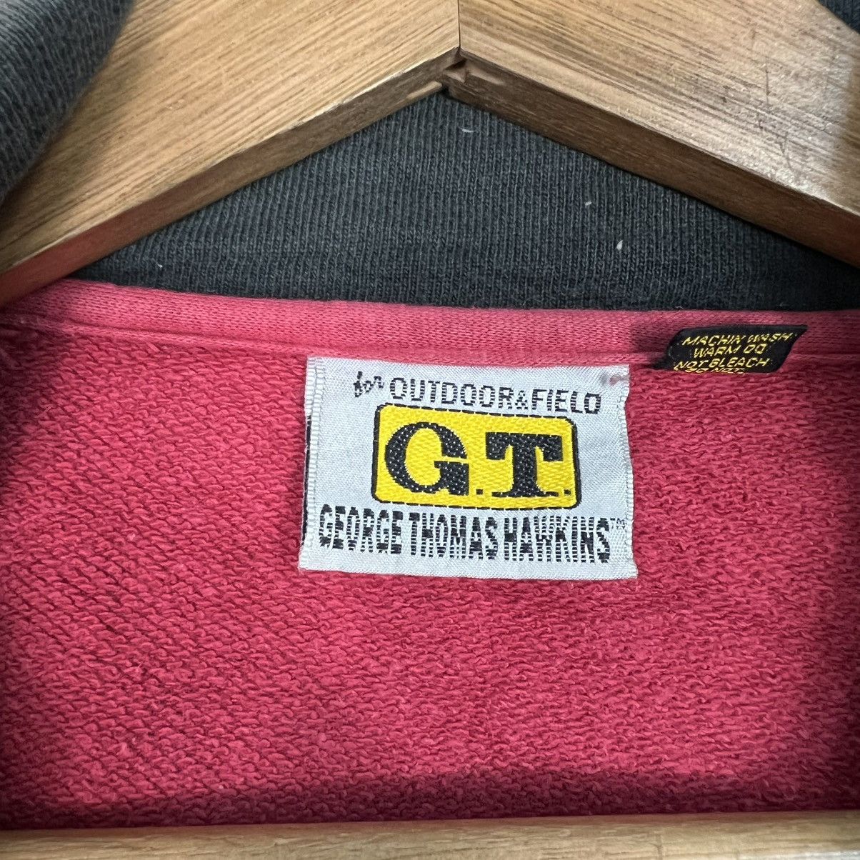 Vintage GEORGE THOMAS HAWKINS Turtleneck Pullover Fleece #4205-C192 Size US L / EU 52-54 / 3 - 14 Thumbnail