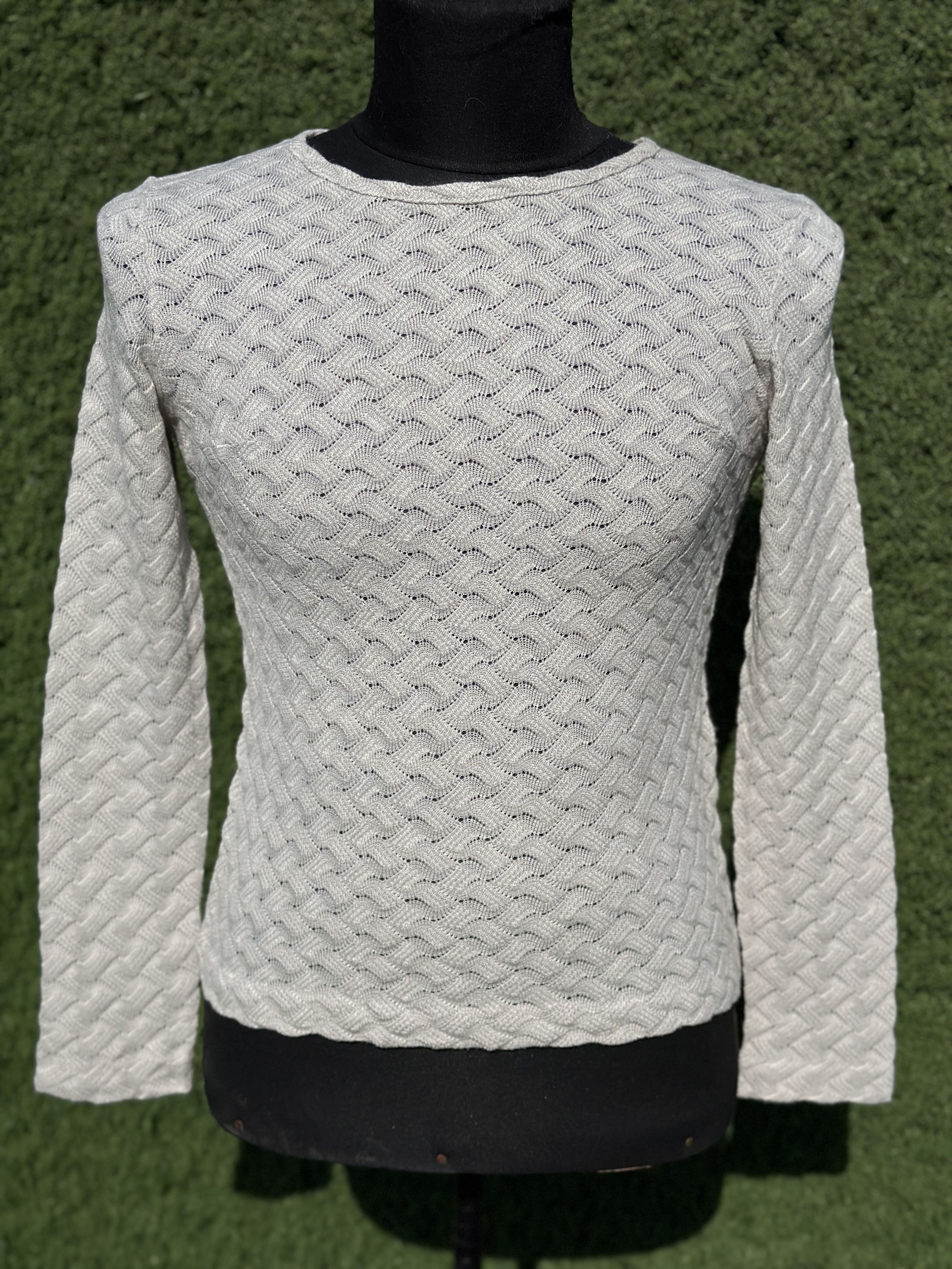 Missoni Missoni Sport Openwork Knit Wool Blend Sweater Italy Size 42 Size S / US 4 / IT 40 - 7 Thumbnail
