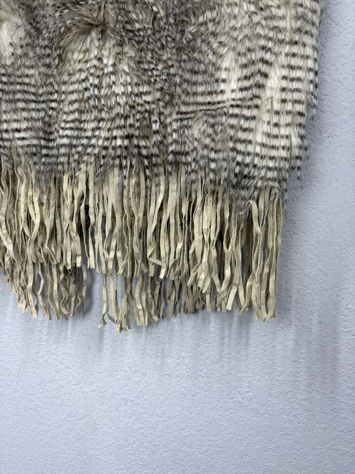 Le Grande Bleu (L.G.B.) Fur Vest with Fringe LGB Rick Owens Y2K Archive Aesthetic Size US M / EU 48-50 / 2 - 12 Thumbnail