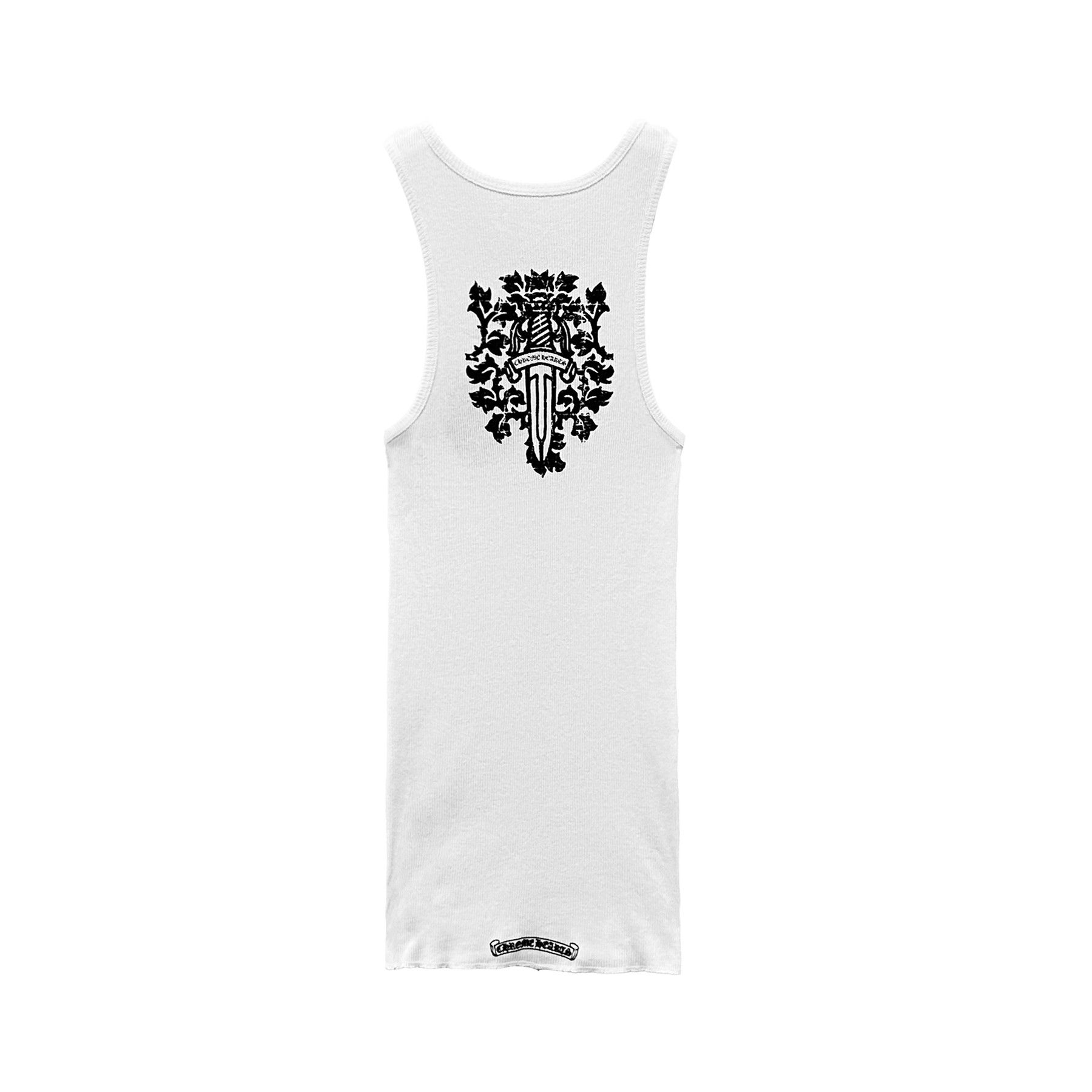 Chrome Hearts Chrome Hearts White Dagger Logo Tank Top Size 27" / US 4 / IT 40 - 2 Thumbnail