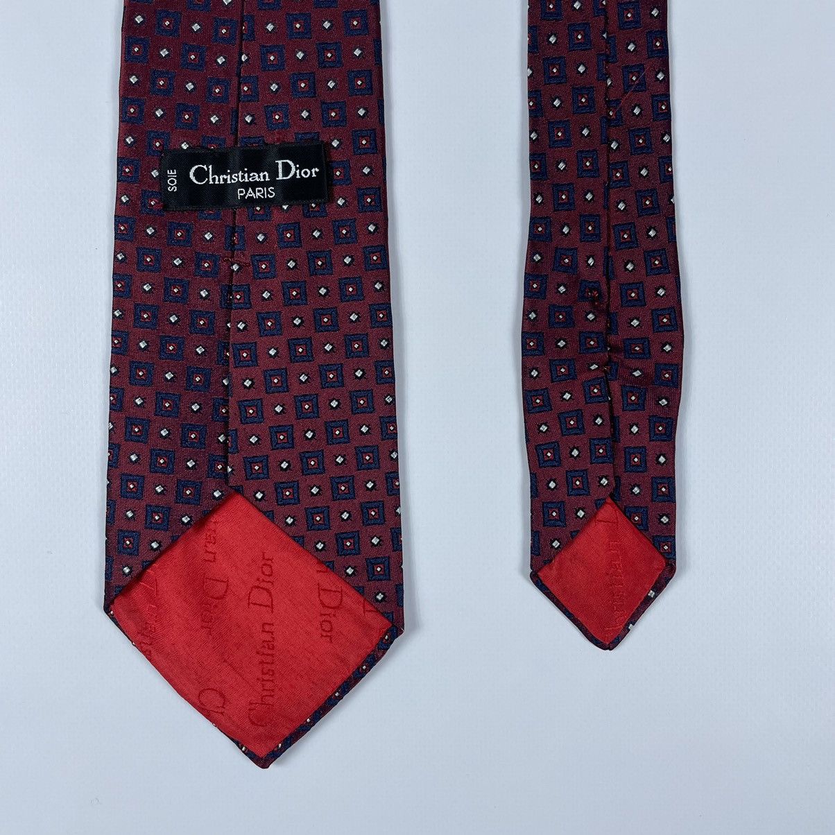 Christian Dior Monsieur Christian Dior Paris Silk Tie Size ONE SIZE - 3 Thumbnail
