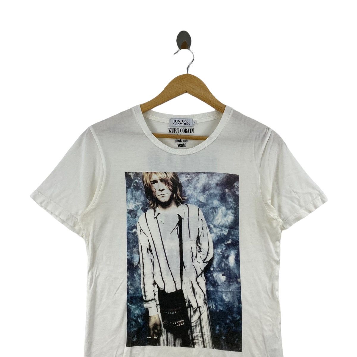 Hysteric Glamour HYSTERIC GLAMOUR x Kurt Cobain NIRVANA Grunge Band White Size S / US 4 / IT 40 - 2 Thumbnail