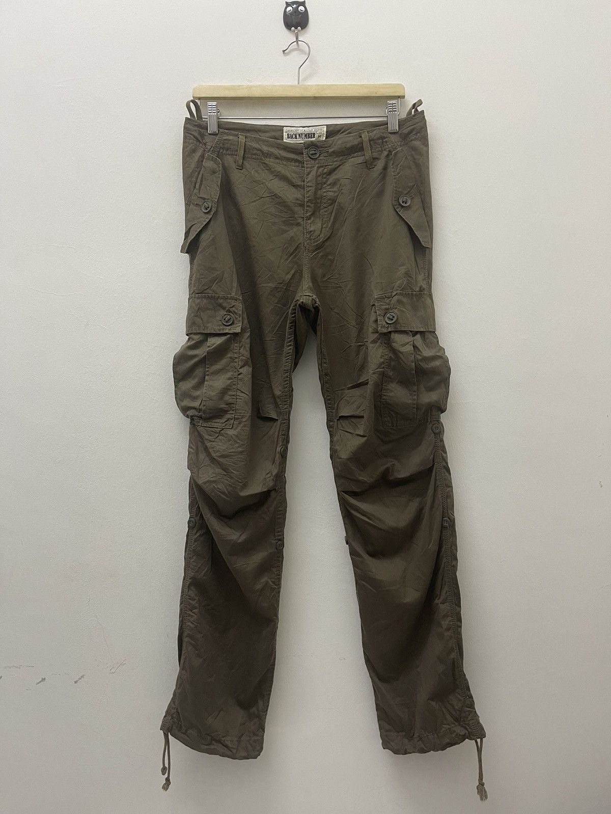 If Six Was Nine Rare BACK NUMBER Cargo Military 2 Ways Pant Size US 31 - 1 Thumbnail
