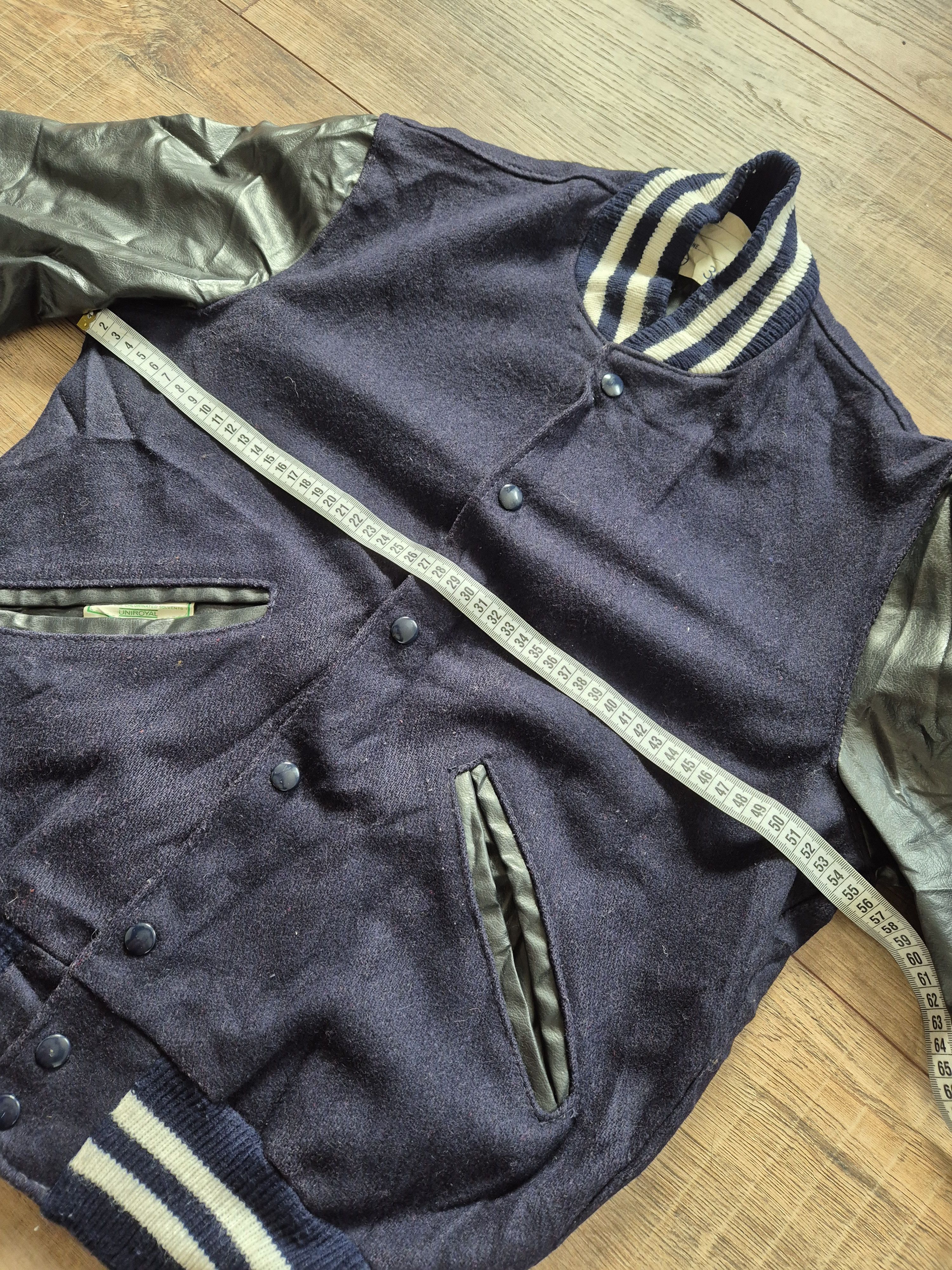 Stadium Goods 80/90' Naugalite wool leather jacket vintage jas Size S / US 4 / IT 40 - 8 Thumbnail