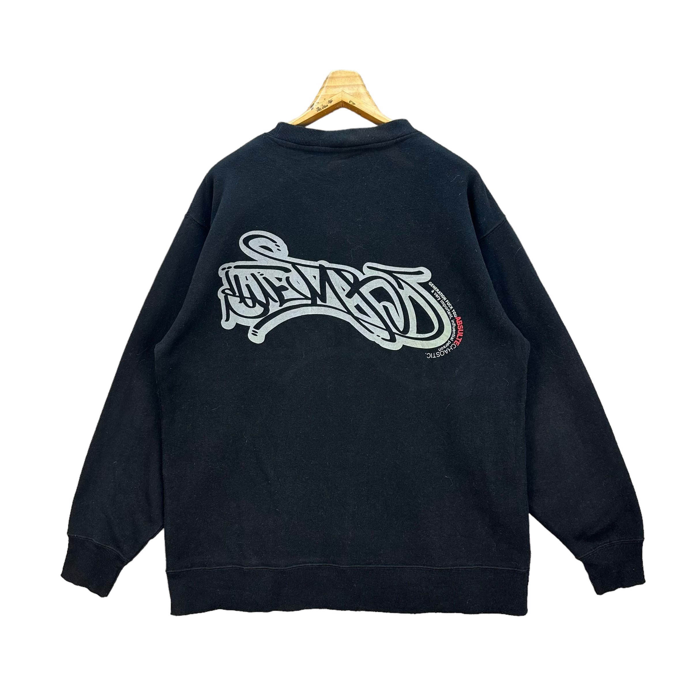 Japanese Brand OBLO STREET CULTURE GRAPHIC SWEATSHIRTS #8022-196 Size US XL / EU 56 / 4 - 8 Thumbnail