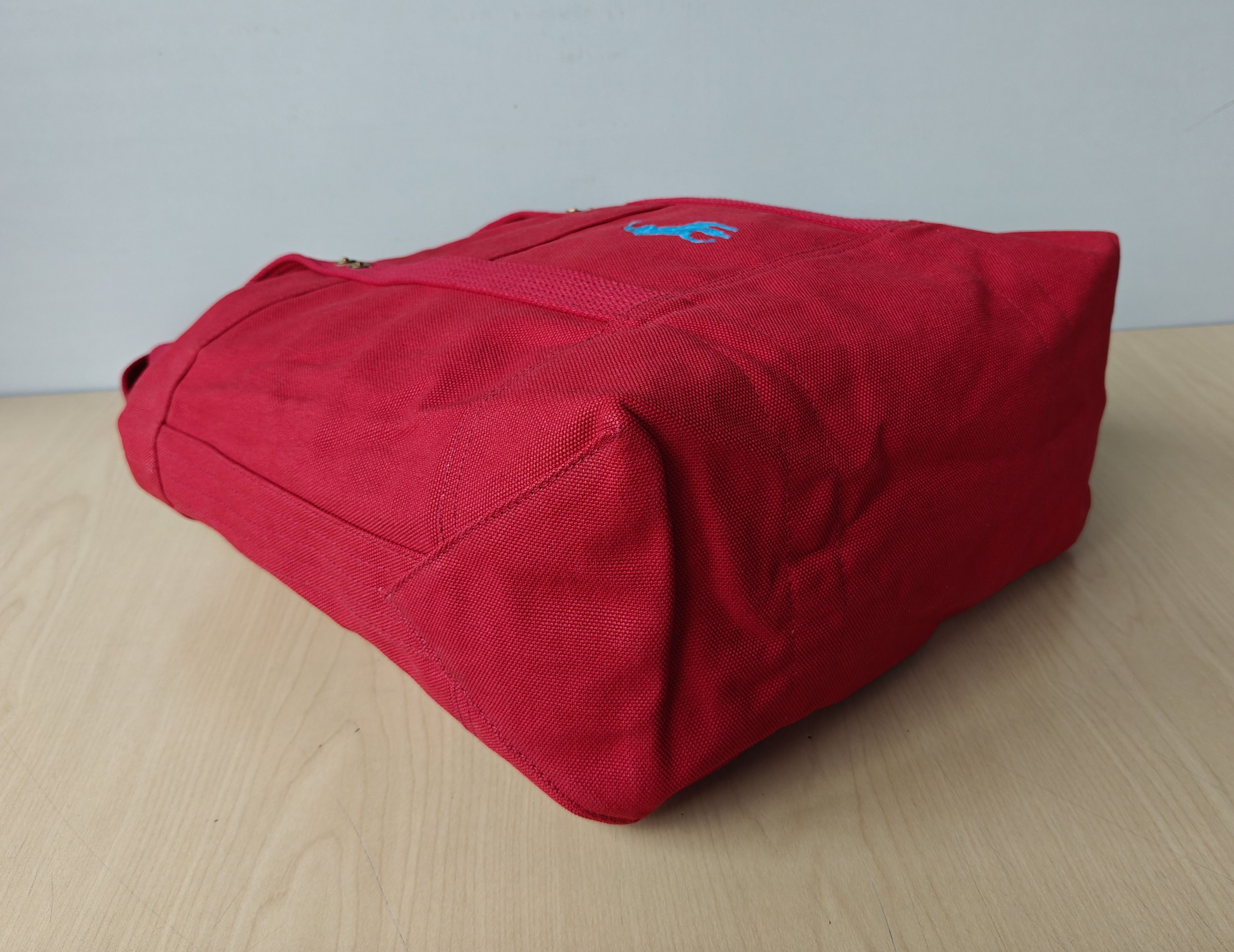 Polo Ralph Lauren Polo Ralph Lauren Canvas Medium Tote Free Shipping FTP/4015 Size ONE SIZE - 9 Thumbnail