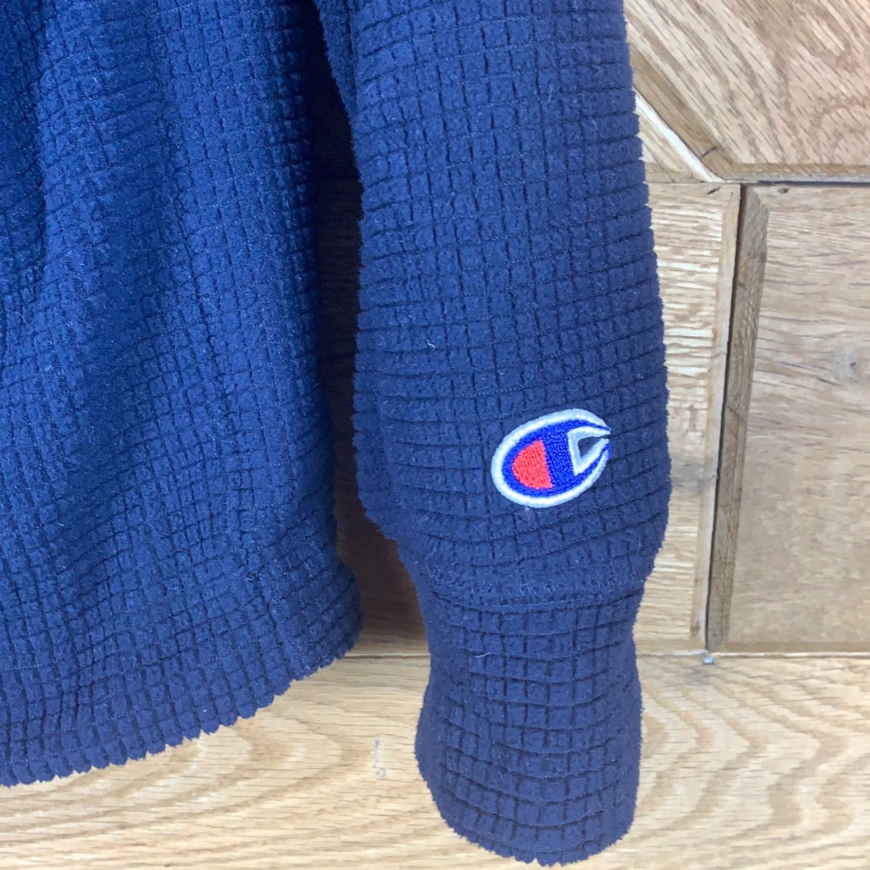 Champion Champion Mens Jacket Full Zip Colorblock Embroidered Logo Gray Blue Size S Regular Shirt Jacket Womens Men? Size US S / EU 44-46 / 1 - 2 Thumbnail