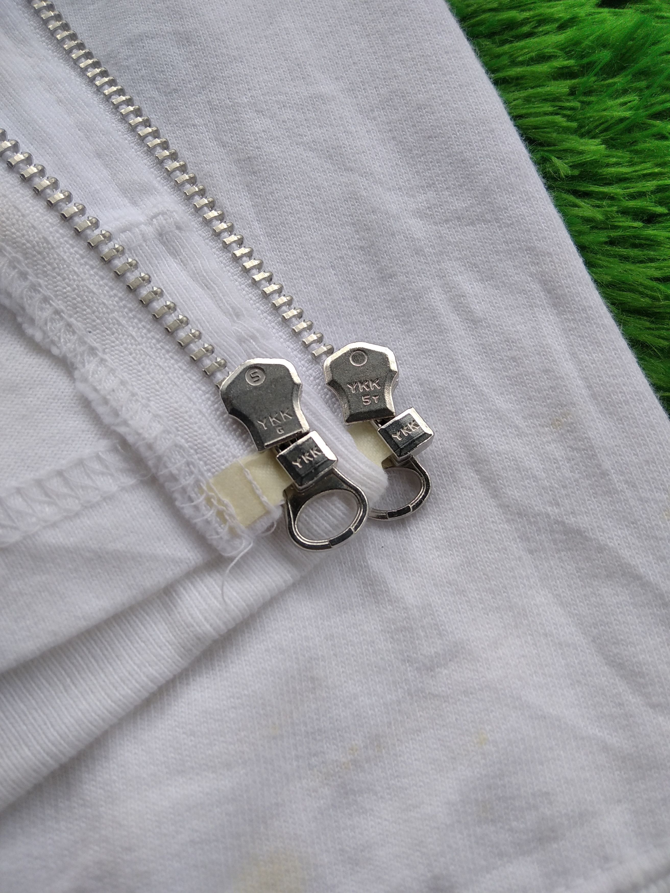 If Six Was Nine × Japanese Brand × Le Grande Bleu (L.G.B.) Modish Style Double Layer Zip Hoodie Full White Size US M / EU 48-50 / 2 - 8 Thumbnail
