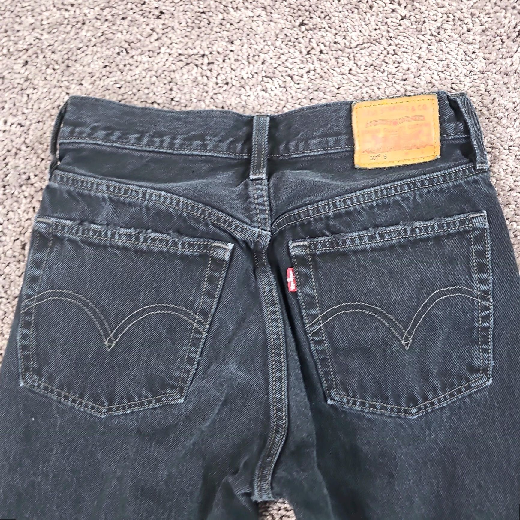 Levi's VINTAGE Levi's 501 Jeans Women Skinny Black Denim Mid Rise Distressed 24x27 Size 24" / US 00 / IT 34 - 7 Thumbnail