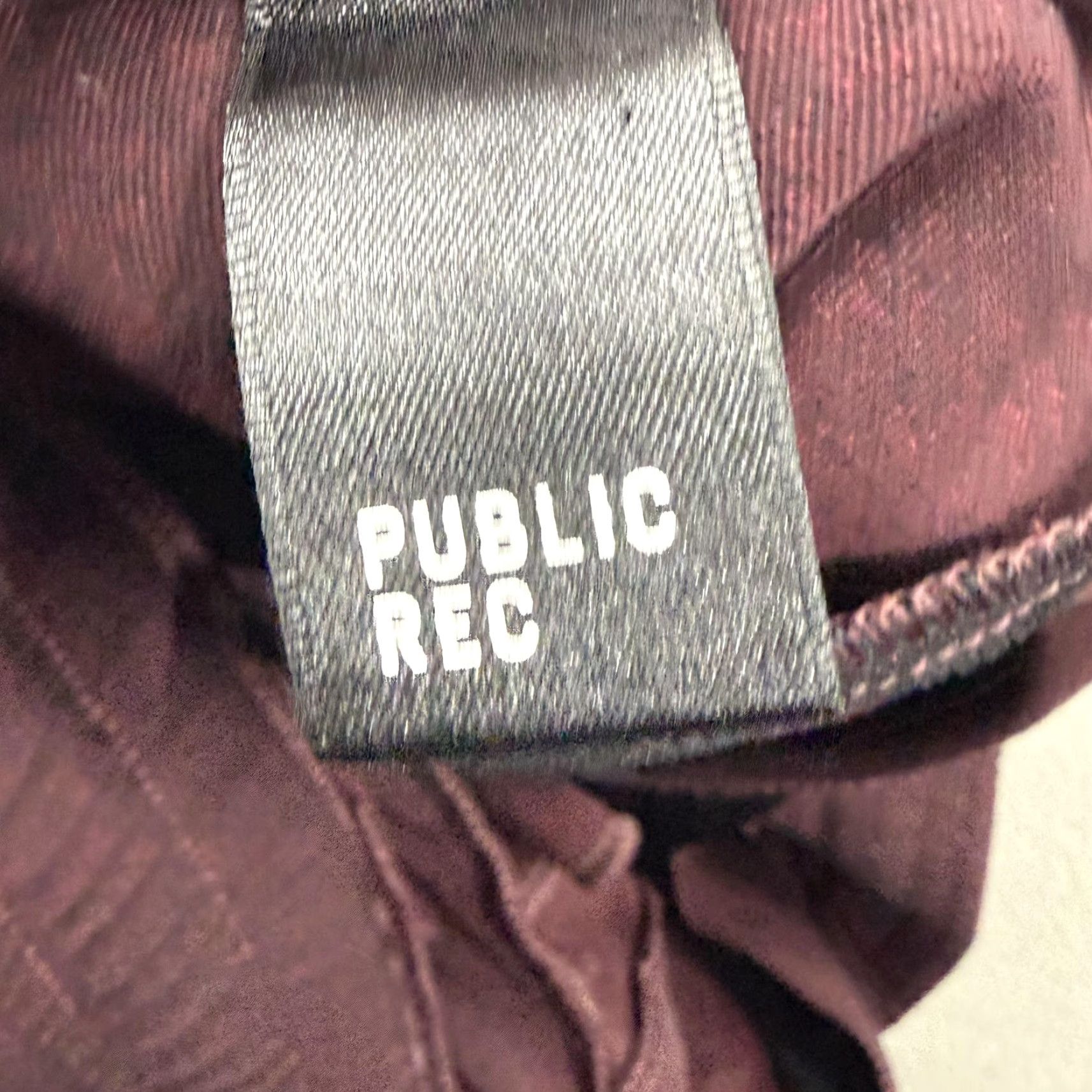 Vintage Public Rec Pants Mens 31x32 Red Performance Stretch Elastic Waist Khakis Pockets Casual Pants Size US 31 - 3 Thumbnail