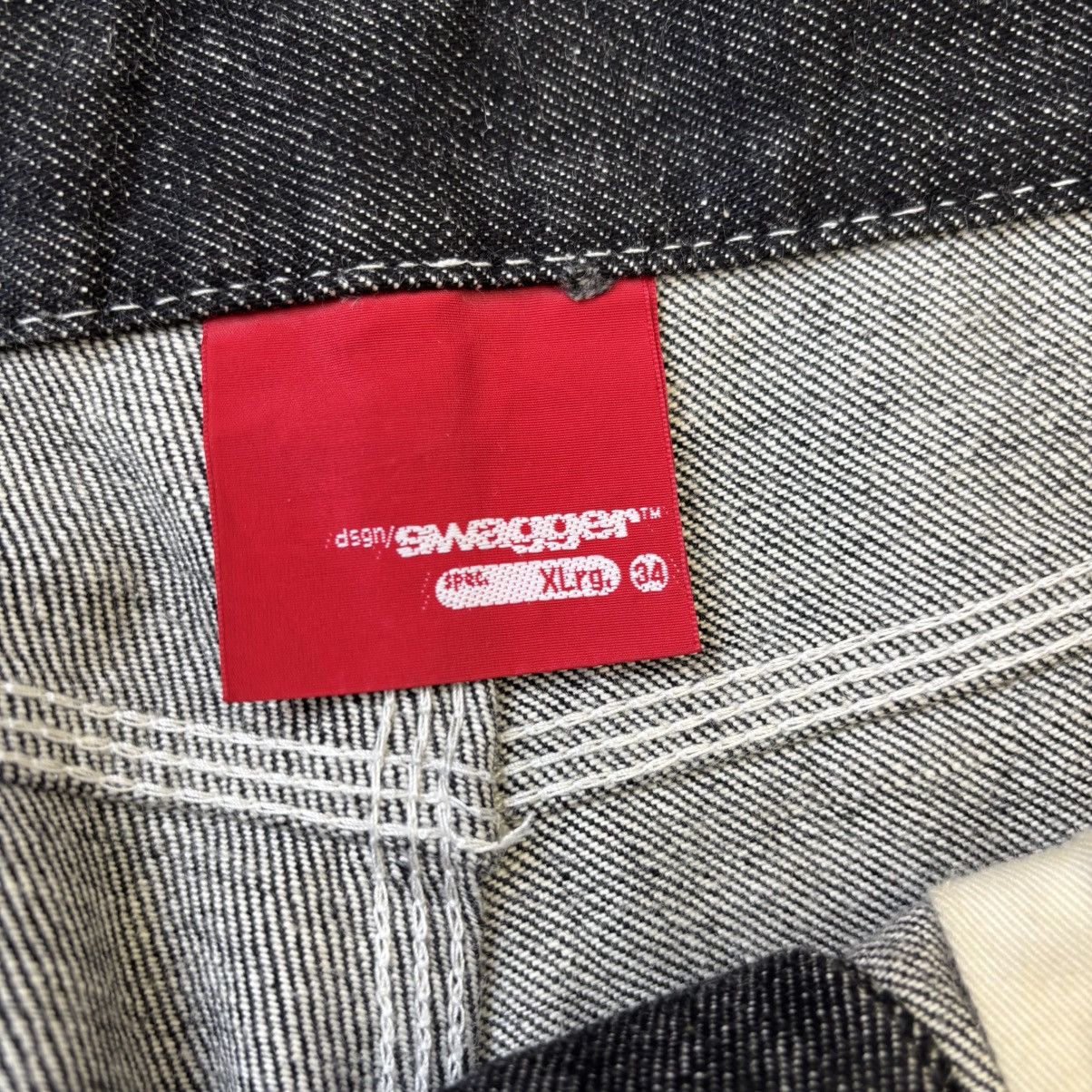 Swagger 2003 SWAGGER Contrast Stitch Baggy Denim Size US 34 / EU 50 - 5 Thumbnail