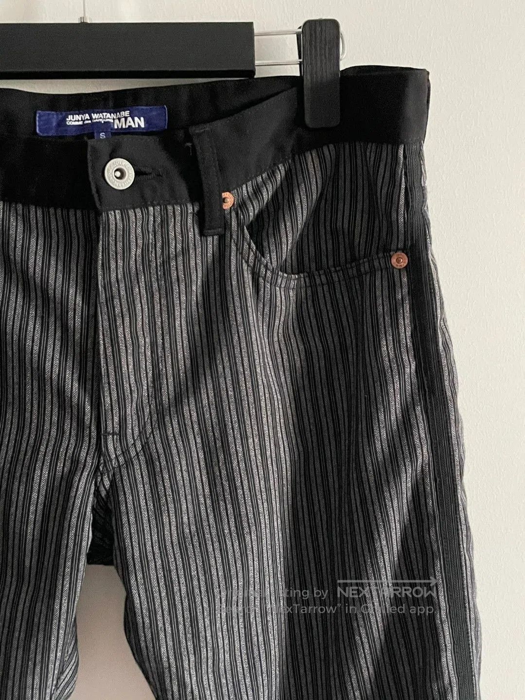Junya Watanabe Gray Striped Casual Pants Size 30. Size US 30 / EU 46 - 5 Thumbnail