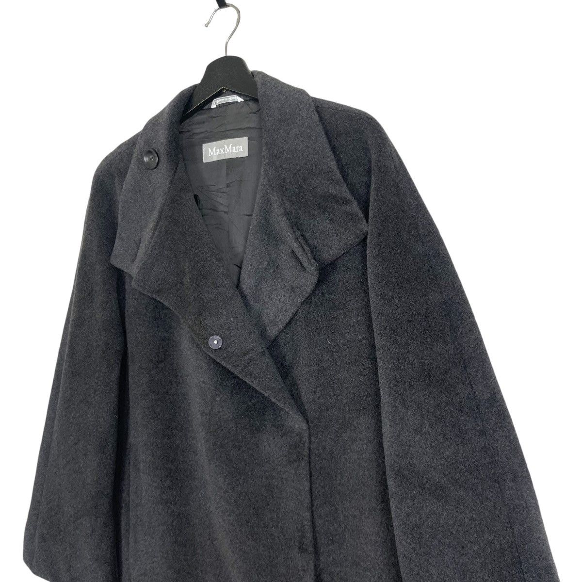 Max Mara Vintage Max Mara Italy Trench Coat Grey Designer Max Co Size M / US 6-8 / IT 42-44 - 8 Thumbnail