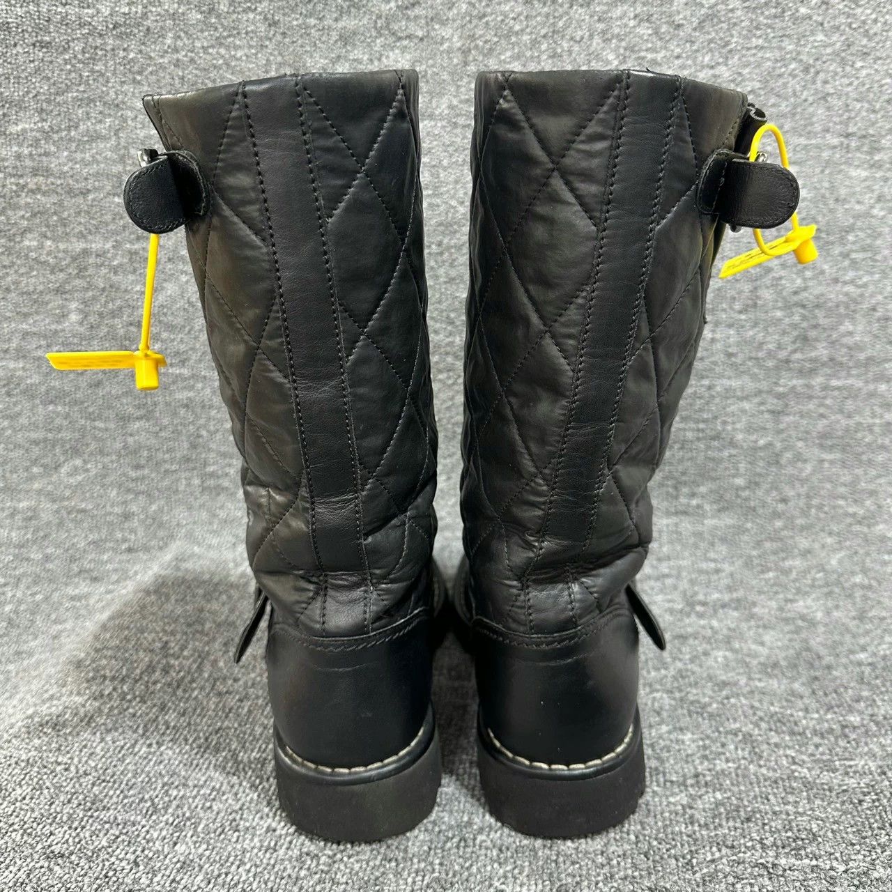 Chanel Chanel Black Leather Hiking Boots Size US 9 / IT 39 - 2 Thumbnail