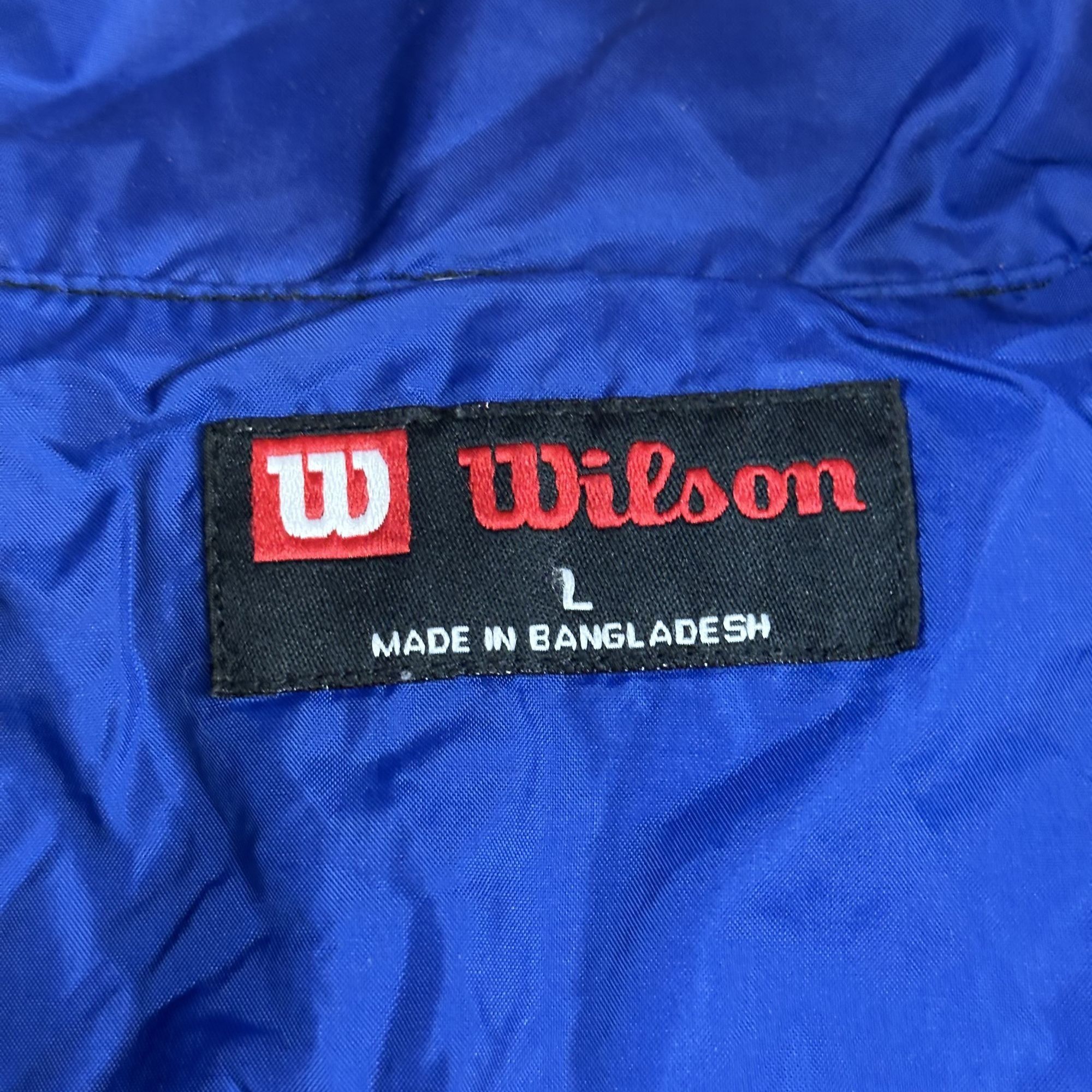 Wilson Vintage Wilson Windbreaker Jacket (L) Size US L / EU 52-54 / 3 - 3 Thumbnail