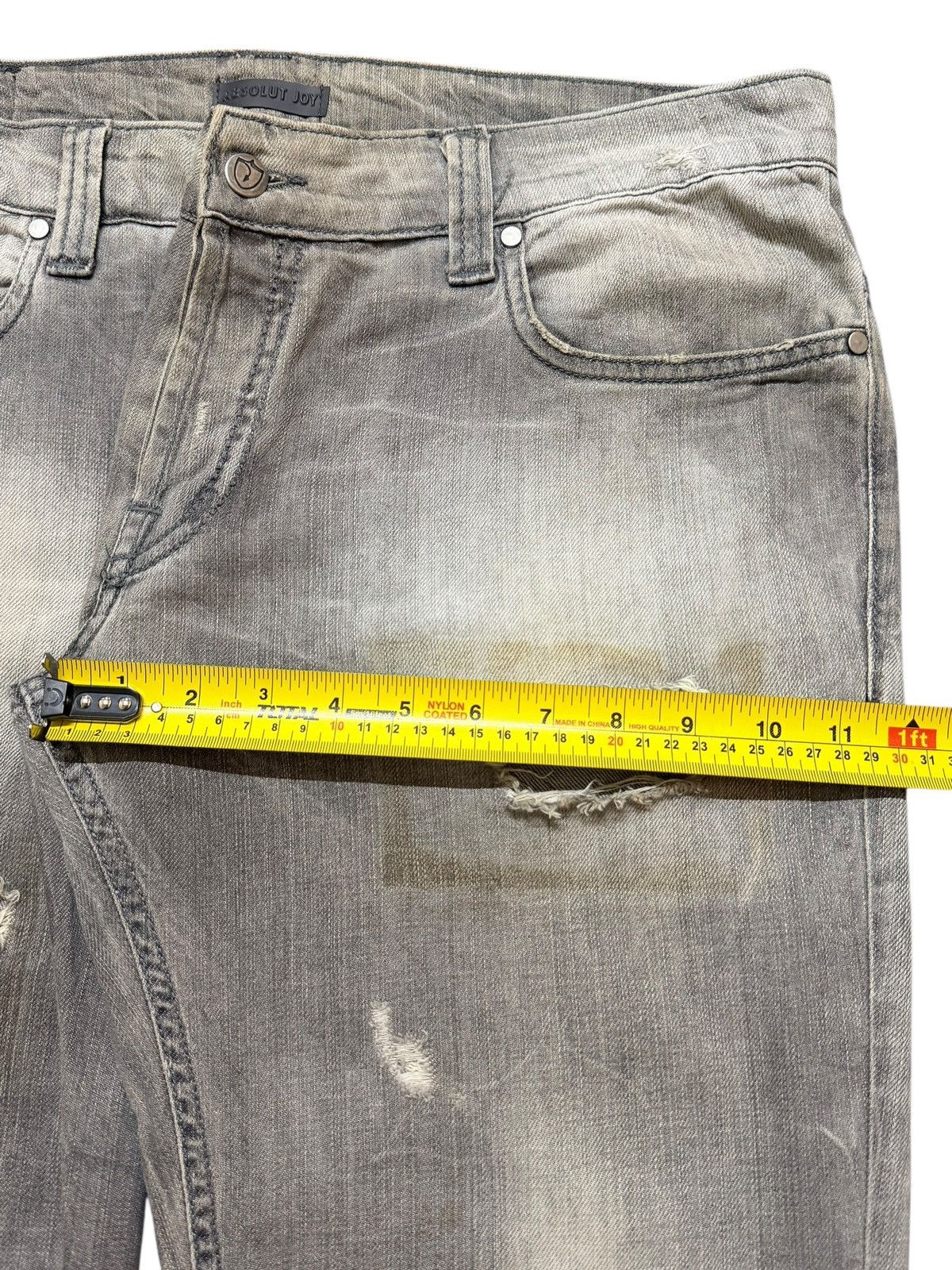 Absolut Joy Vintage 90s Italy Absolut Joy Faded Wash Style Distressed Size US 36 / EU 52 - 14 Thumbnail