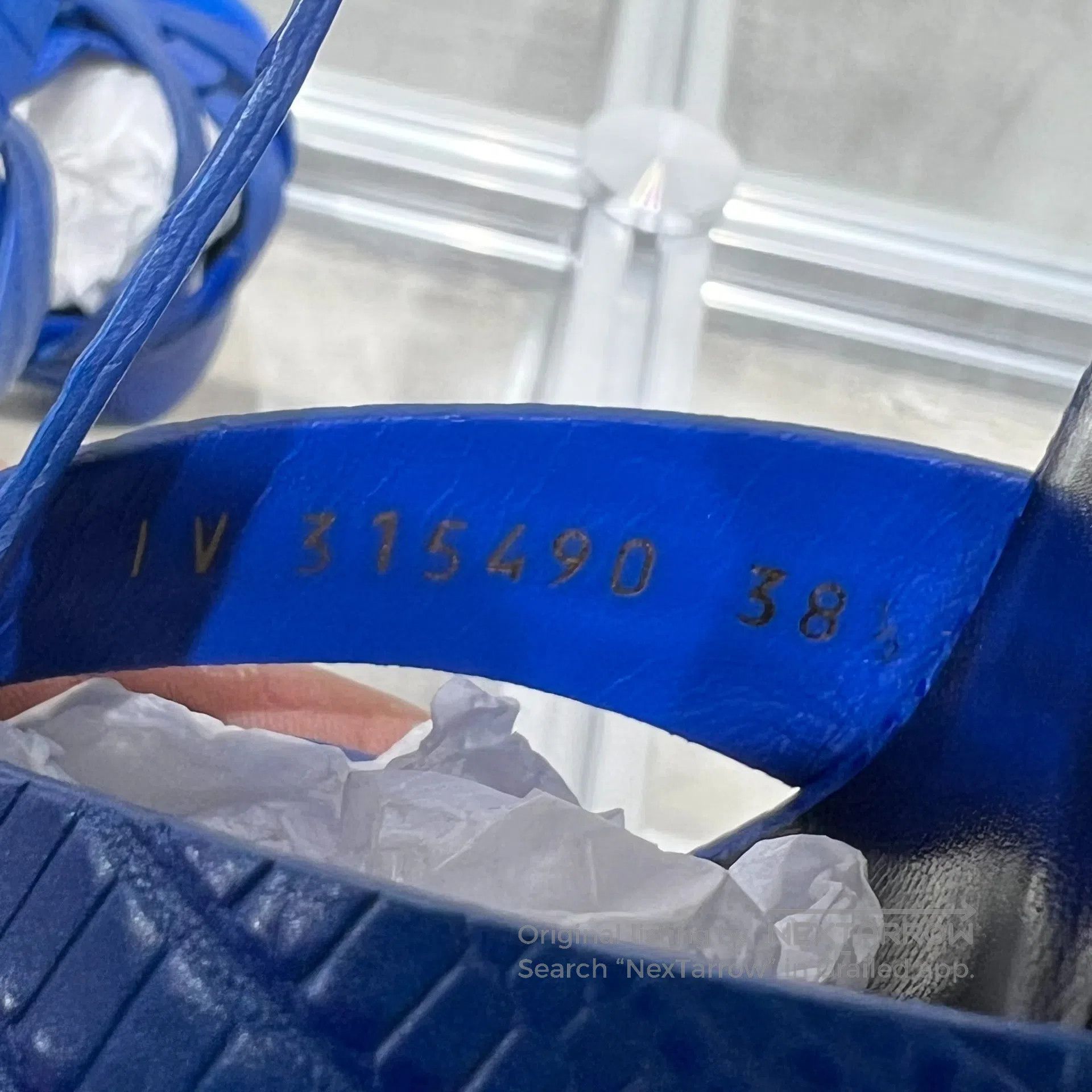 Saint Laurent Paris Saint Laurent Paris Ms.High-heeled Sandals, Blue Size US 8 / IT 38 - 8 Thumbnail