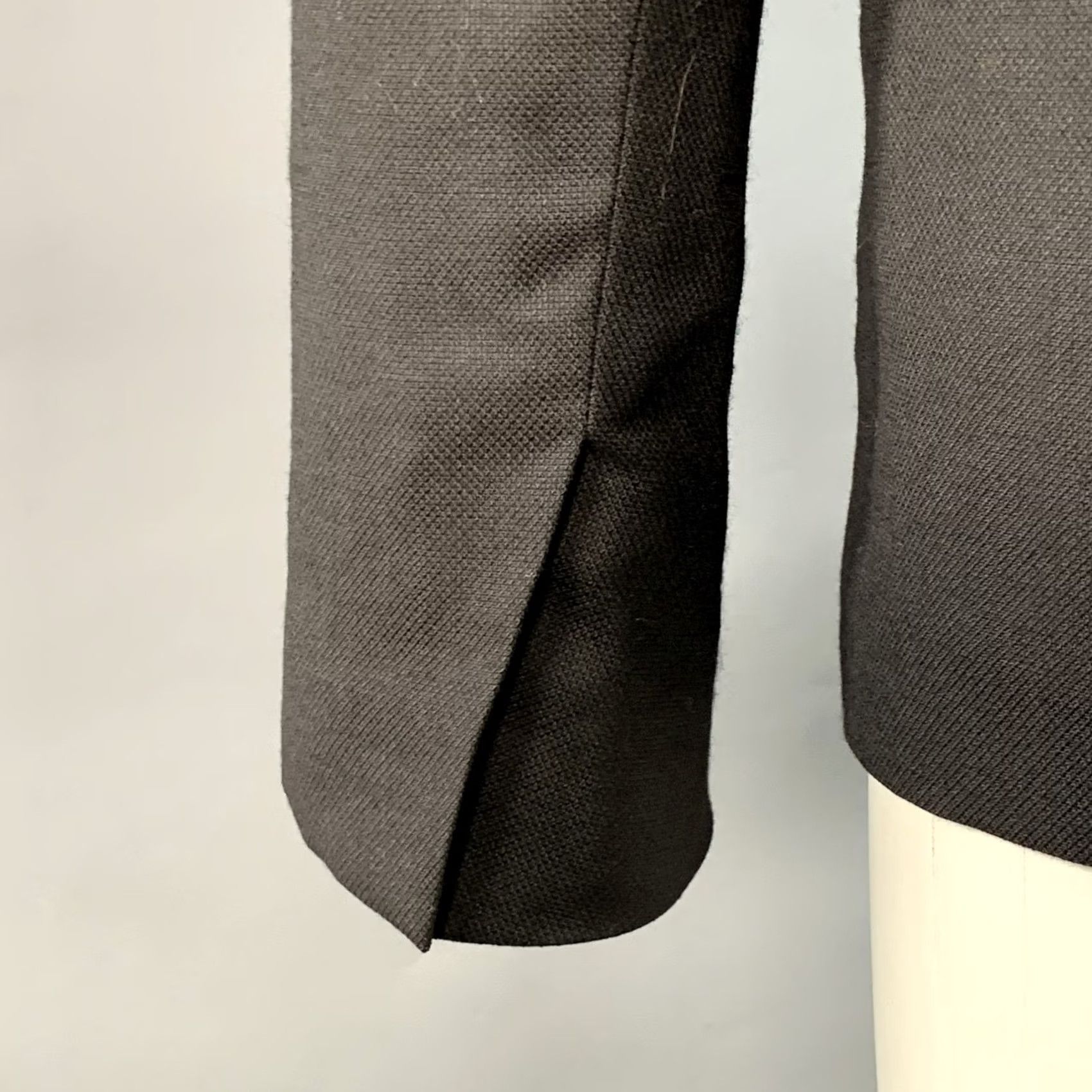 Vintage MM6 MAISON MARGIELA Black Wool Shawl Collar Jacket Blazer Size 2 Size XS / US 0-2 / IT 36-38 - 5 Thumbnail