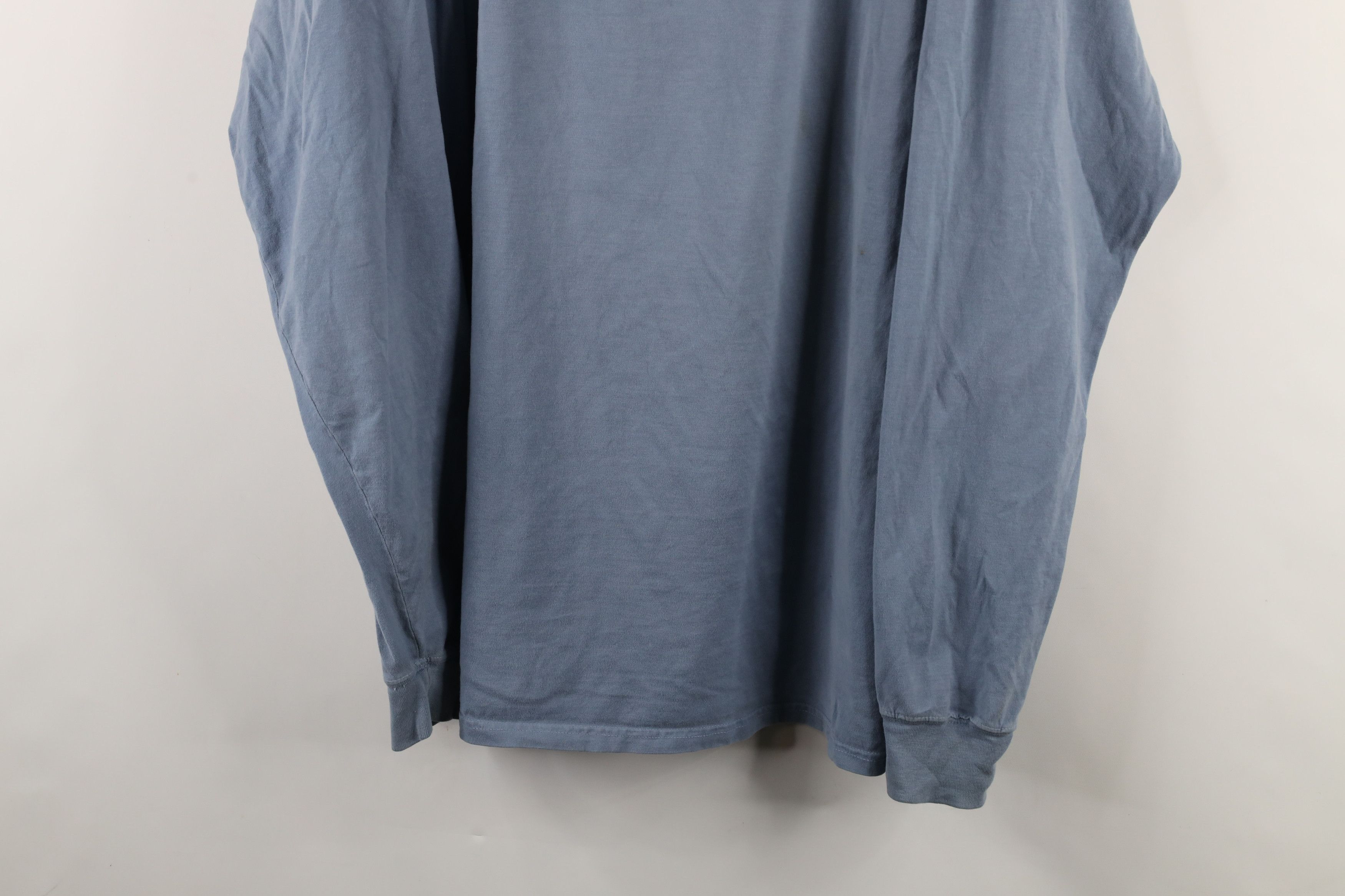 Vintage Vintage 90s Y2K Streetwear Stonewash Long Sleeve T-Shirt Size US XXL / EU 58 / 5 - 3 Thumbnail