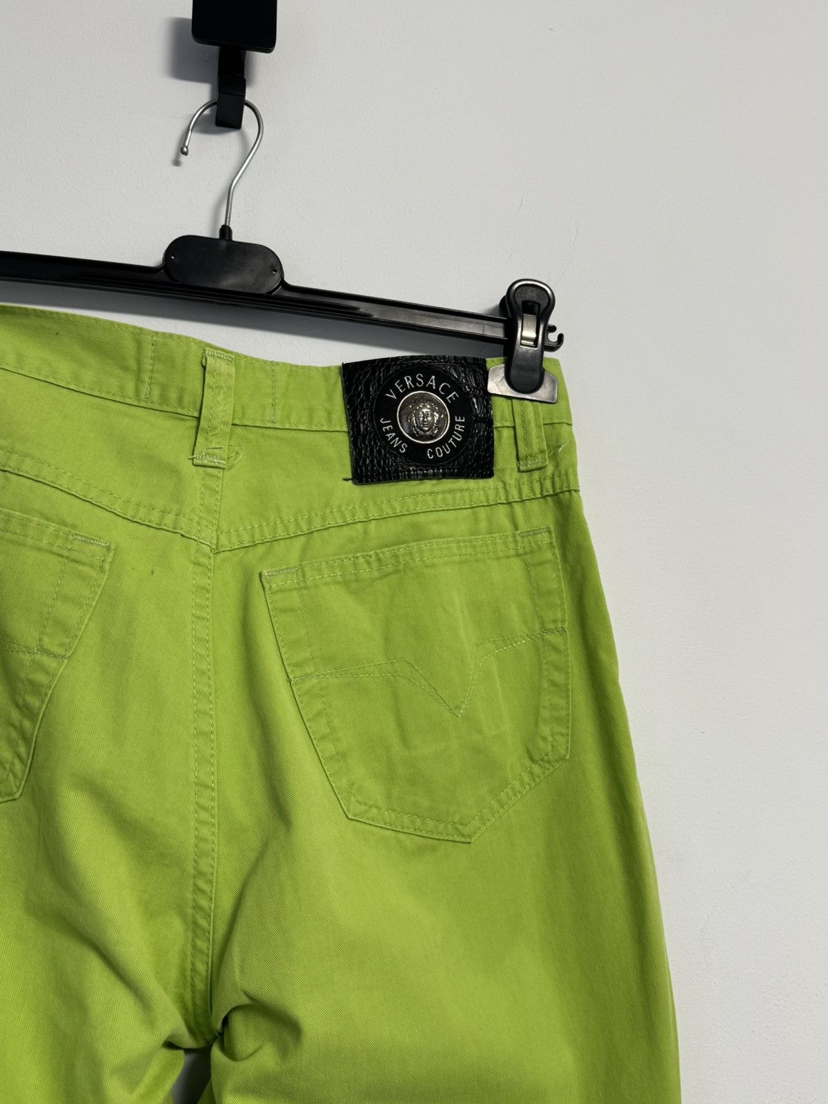 Versace Jeans Couture Versace Jeans Couture Neon Green Jeans Size 31" - 4 Thumbnail
