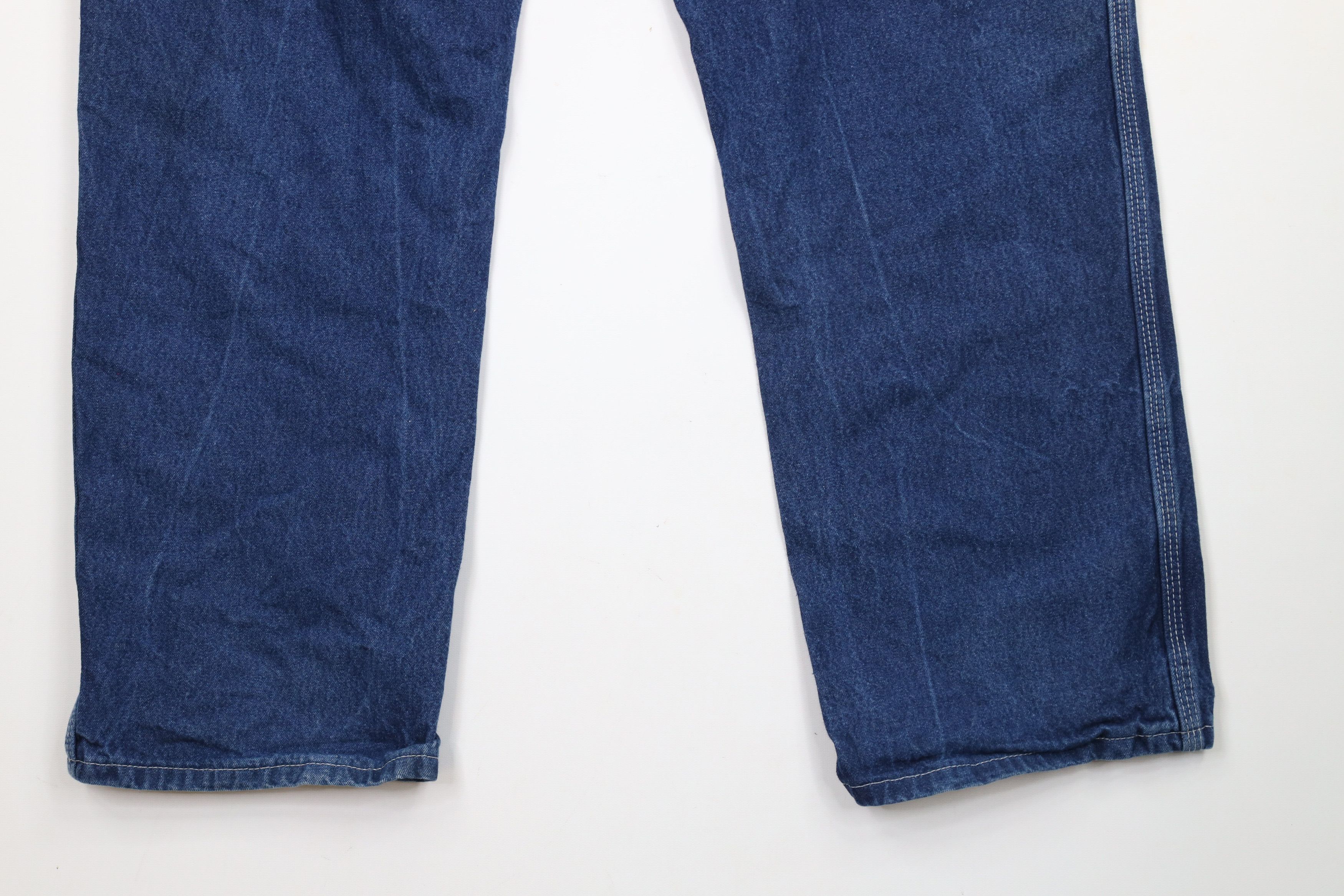 Dickies × Vintage Vintage Y2K Dickies Wide Leg Dungaree Denim Jeans Blue Size US 38 / EU 54 - 13 Thumbnail