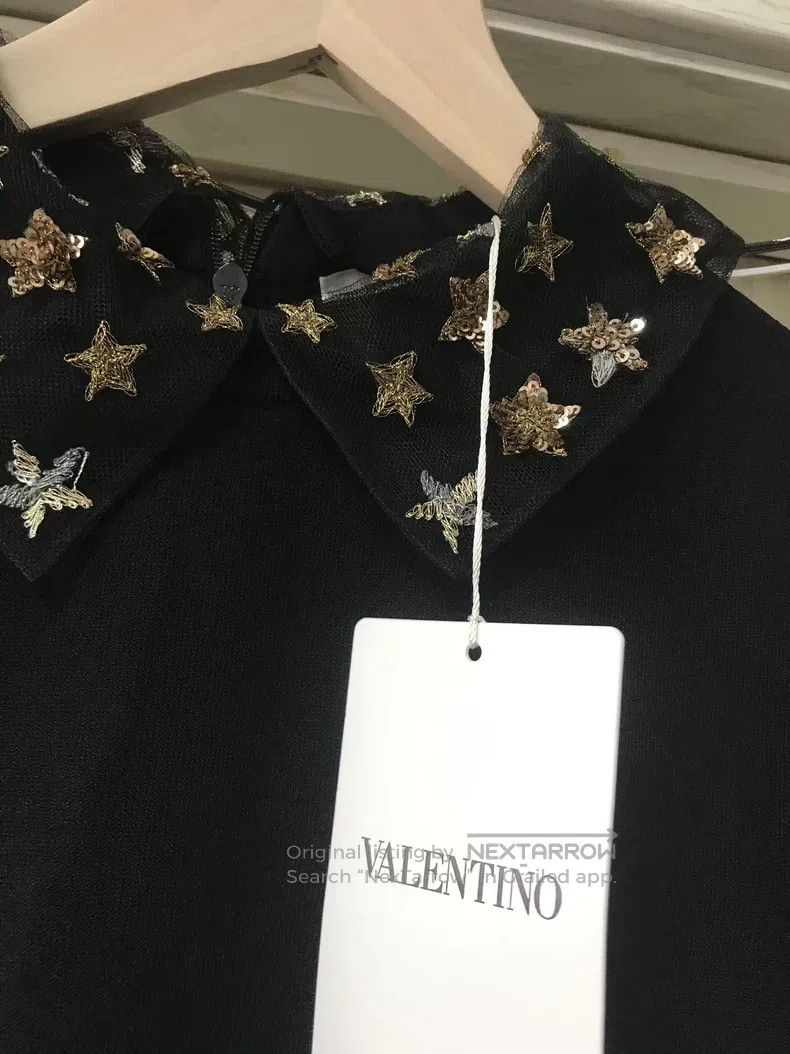 Other Valentino Black star neck dress Size S / US 4 / IT 40 - 3 Thumbnail