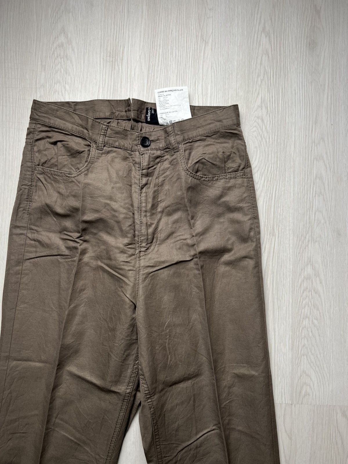 Comme des Garcons Tricot Comme Des Garcons Drop Crotch Buckle Back Pants Size US 29 - 3 Thumbnail