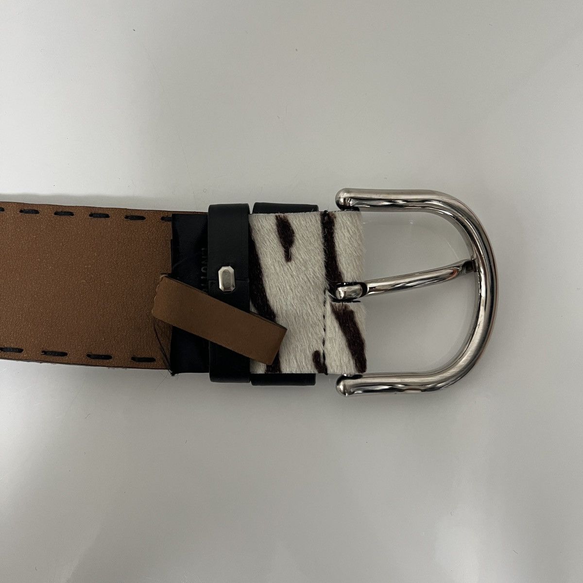 Prada Prada Animal Print Fur Belt Size ONE SIZE - 4 Thumbnail